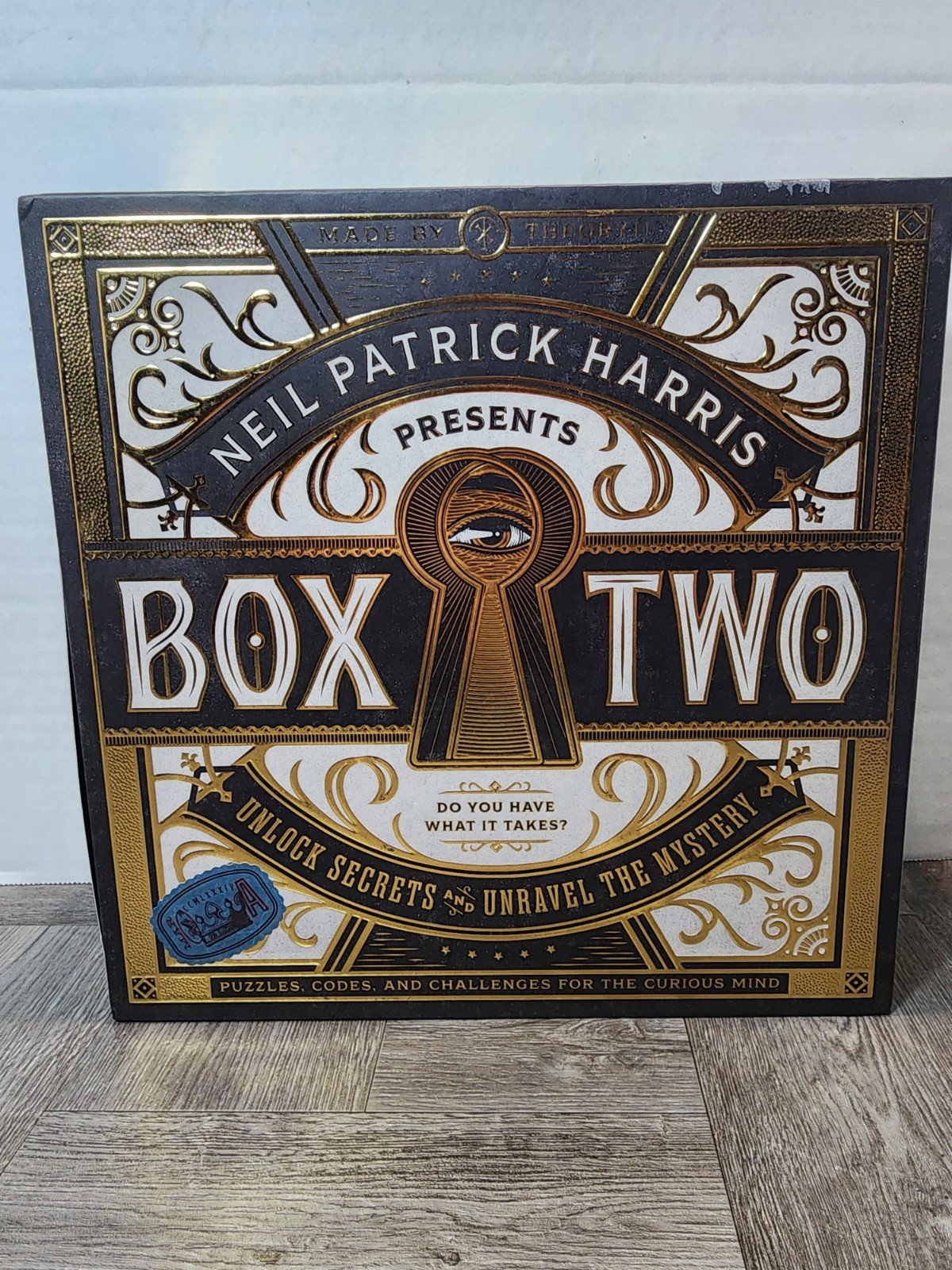 *Read* BOX TWO by Neil Patrick Harris Brand Theory 11 Puzzle Game Incomplete