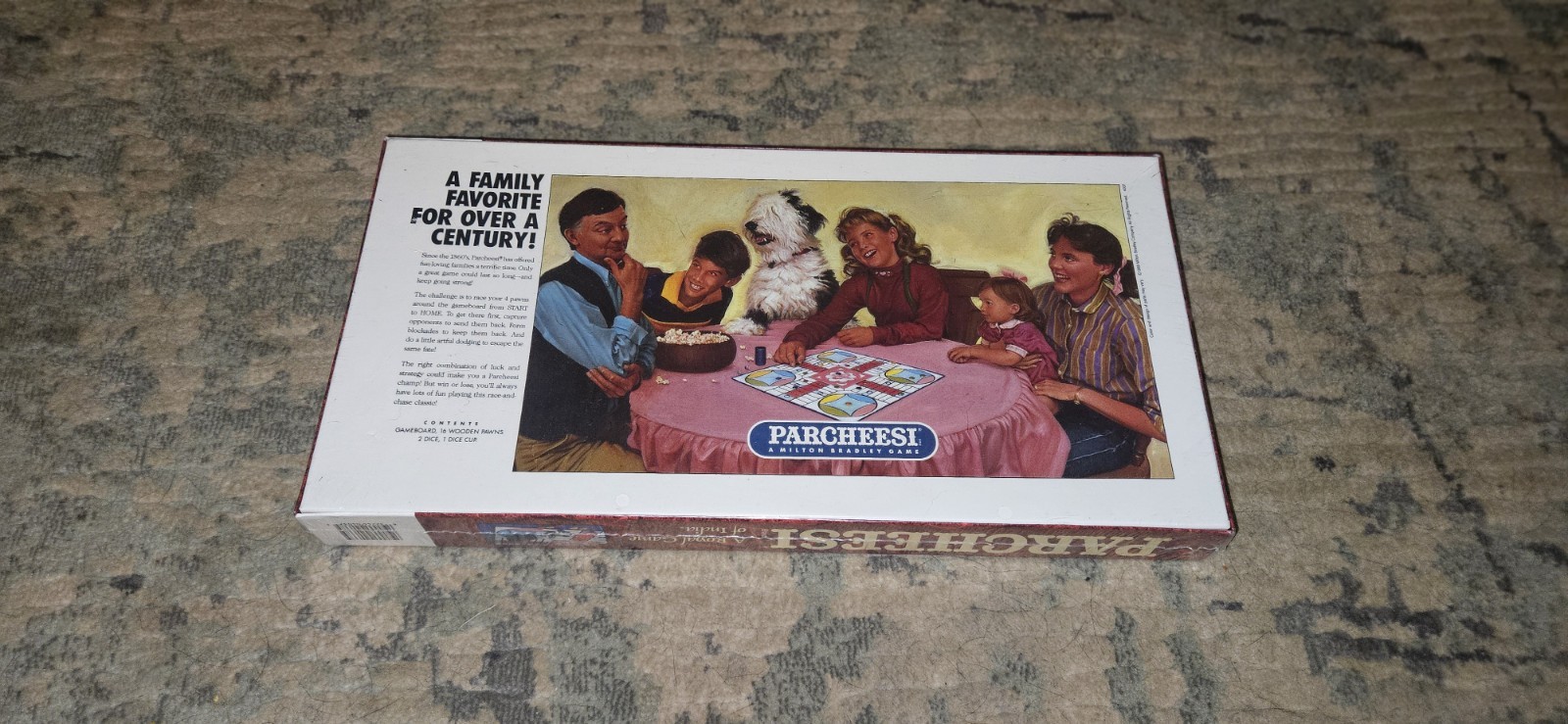 Parcheesi A Royal Game of India (1989) Milton Bradley, Brand New Factory Sealed!