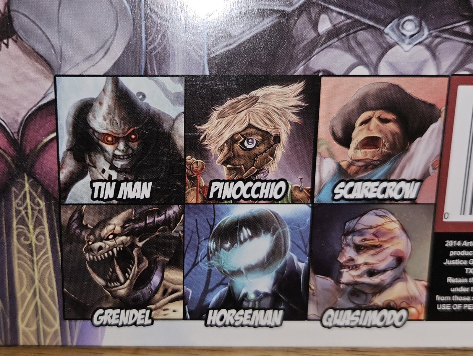 18 pcs. 2014 AJG Fairytale Games The Wild Ones, The Horror Show, The Dark Ones