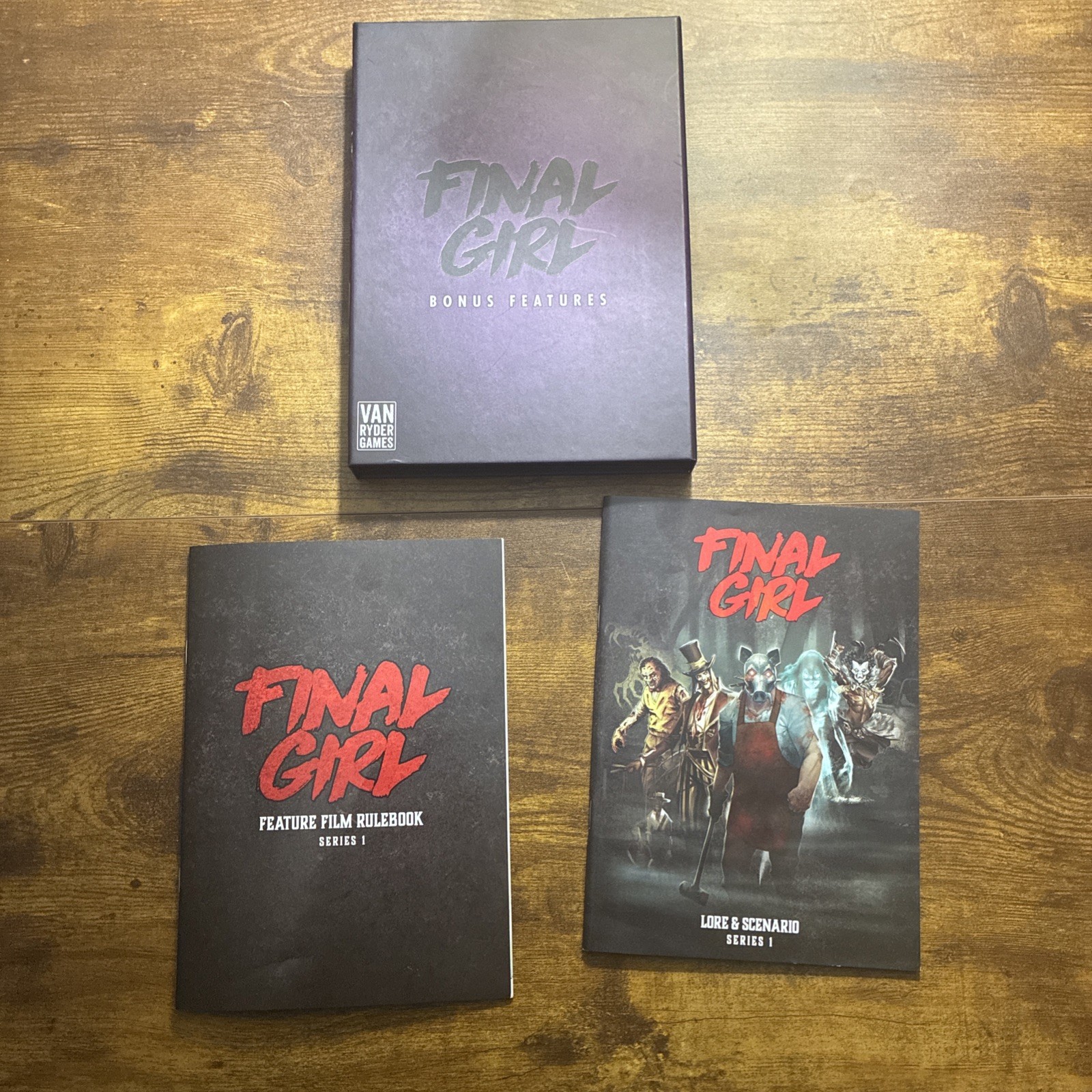 Final Girl: S1 Bonus Features Box – Includes FF Rulebook and Lore/Scenario Book