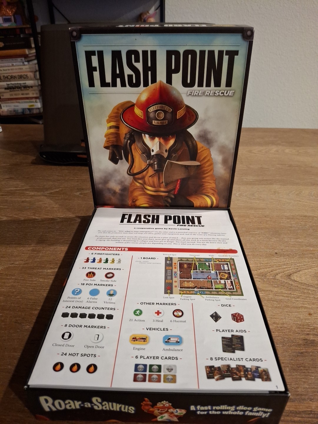 Flash Point Fire Rescue Board Game Complete 2011 Indie Boards & Cards Mint 100%