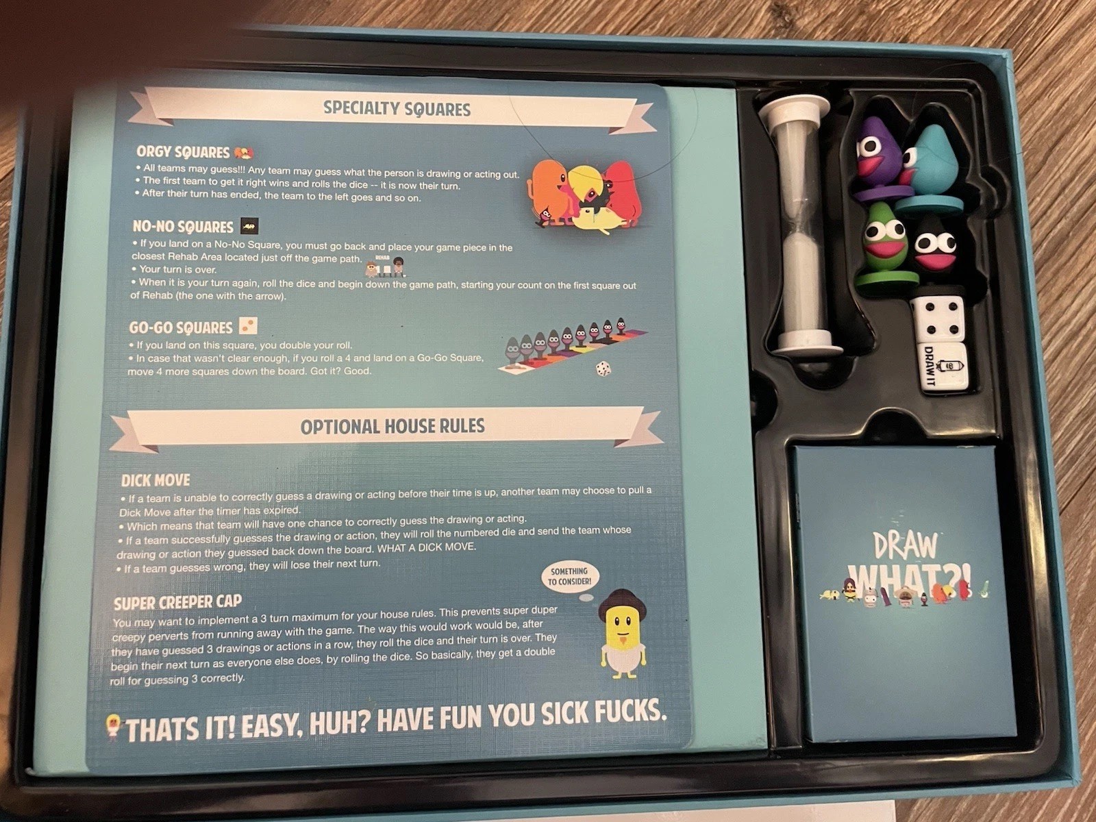Draw What?! Adult Board Game Excellent Used Condition