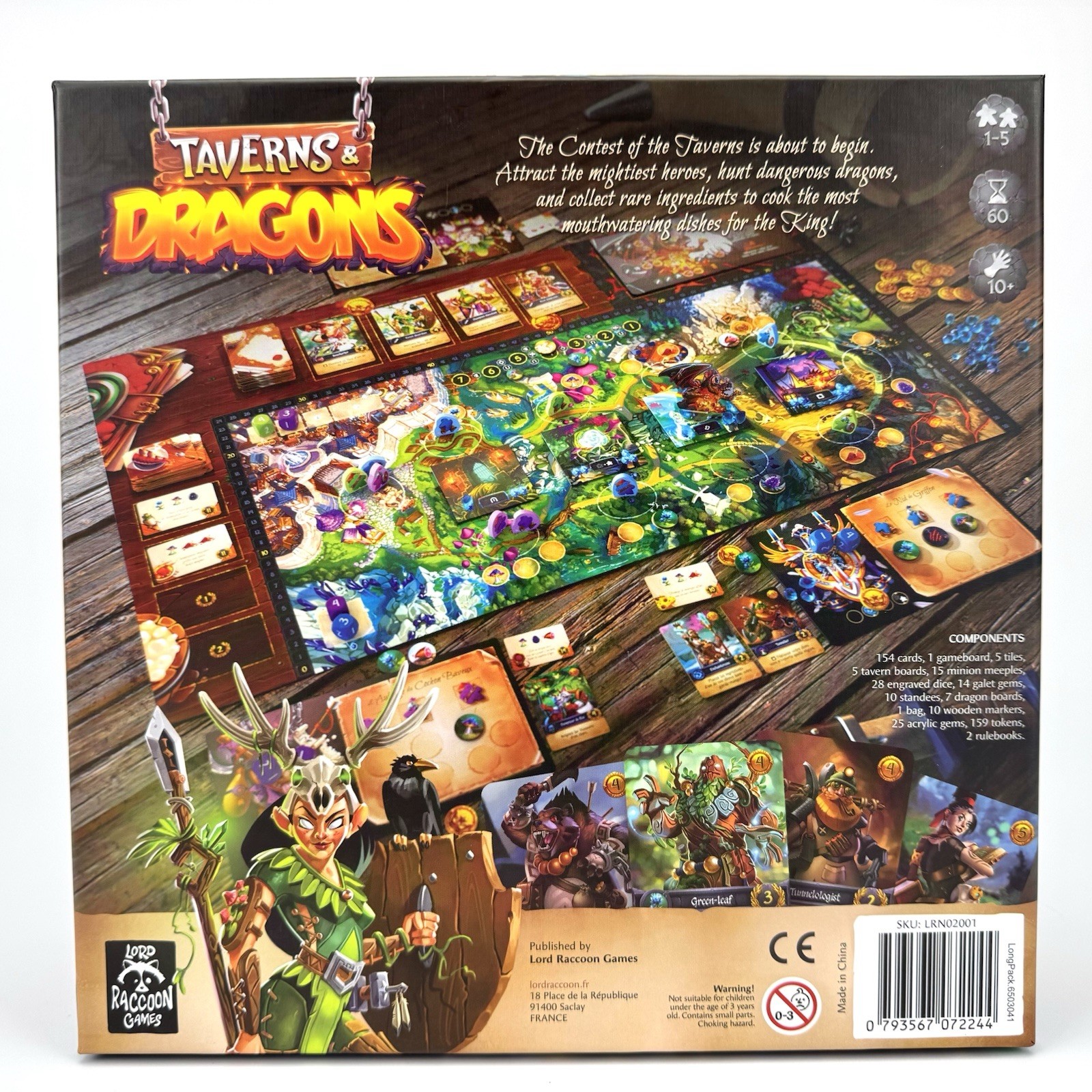 Taverns & Dragons with Kickstarter Exclusives – Lord Raccoon Games 100% Complete