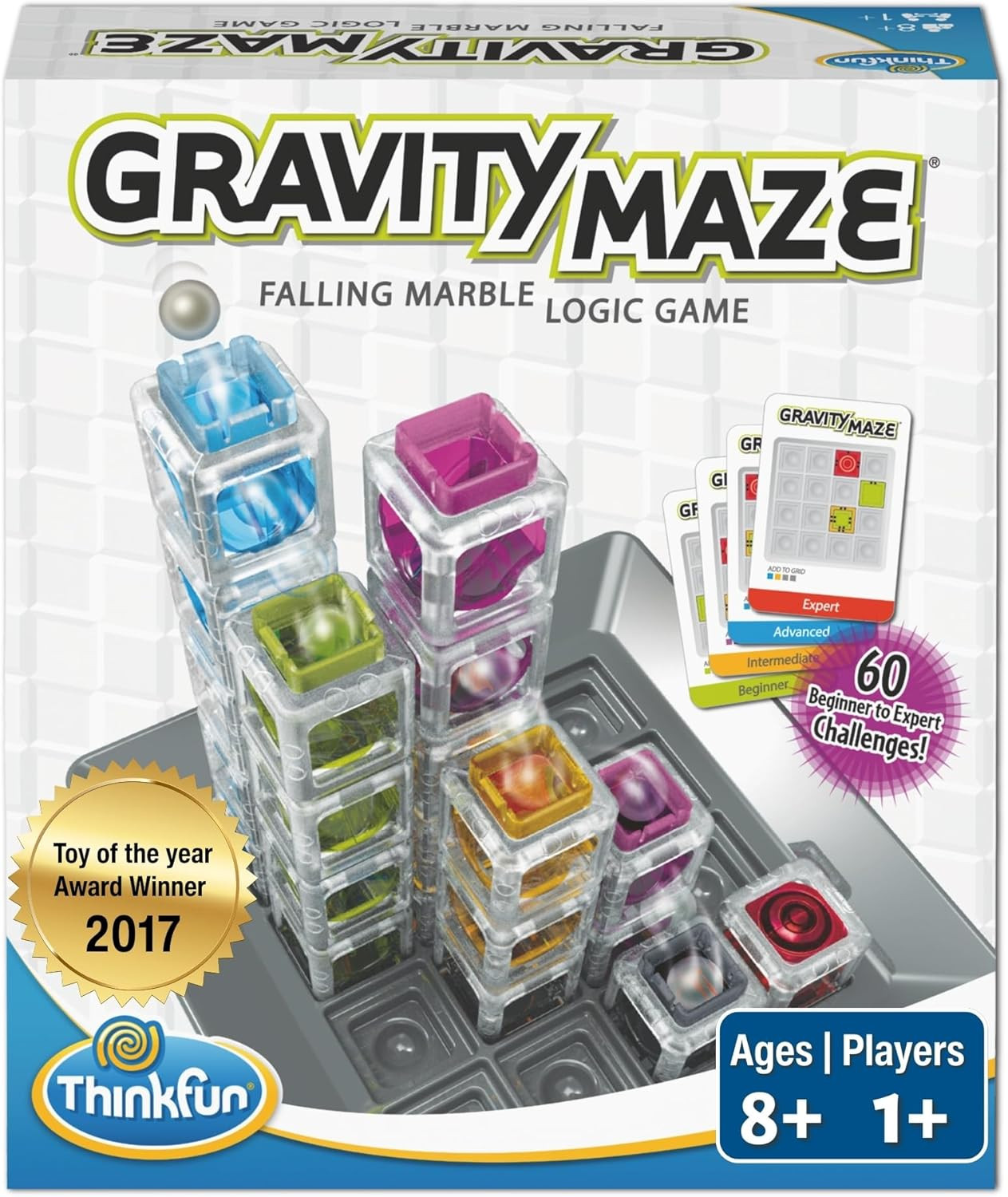 Gravity Maze – Falling Marble Logic Game – Challenging STEM Toy for Kids 8-12 –