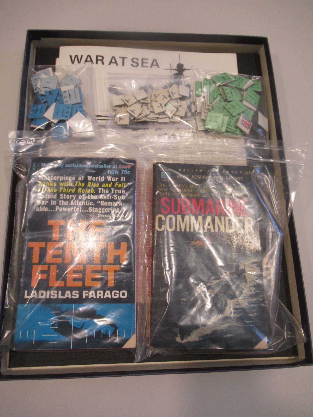 War at Sea – 2nd Edition WWII Naval Battle Game by Avalon Hill | 2 Bonus Books
