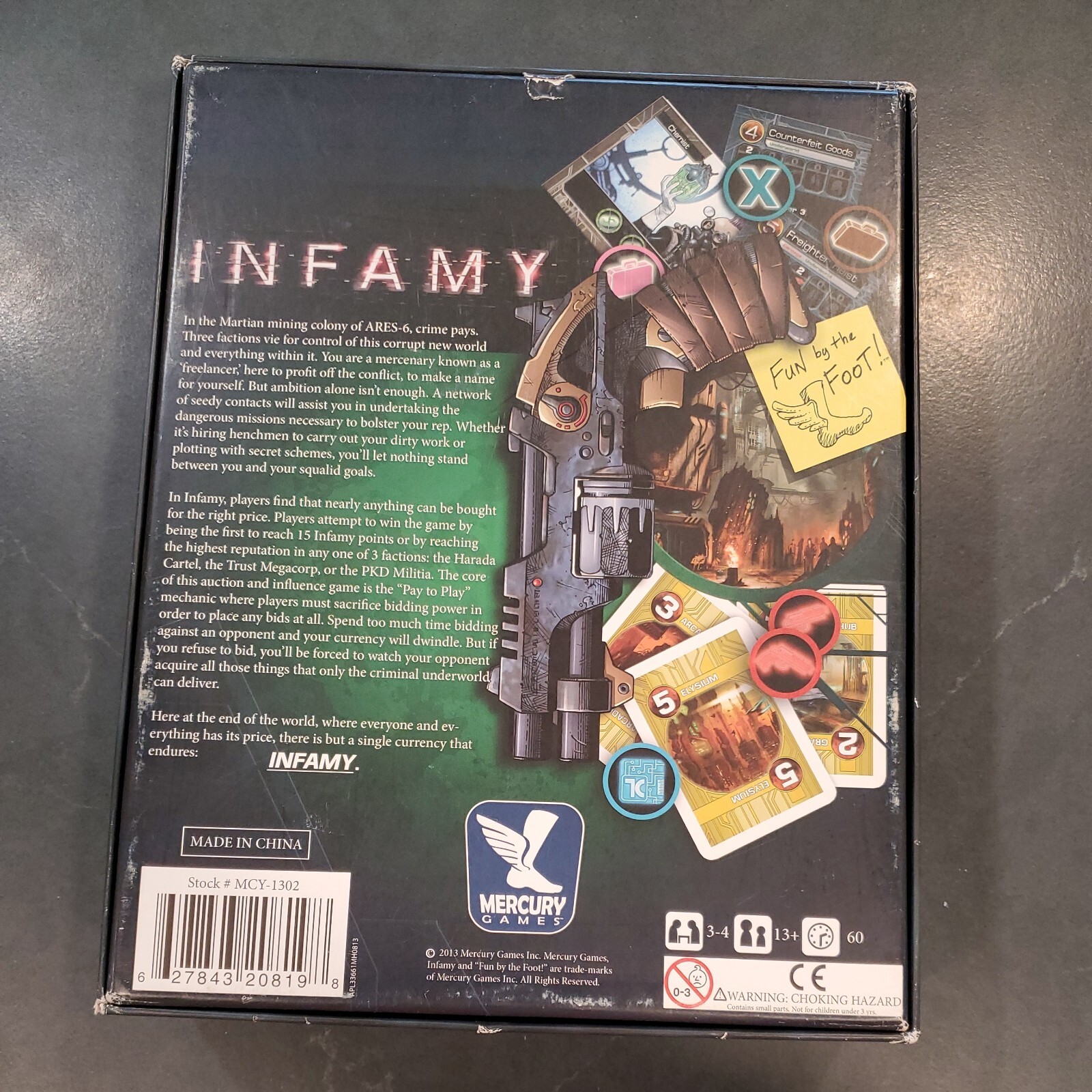 INFAMY Mercury Games Travis R. Chance