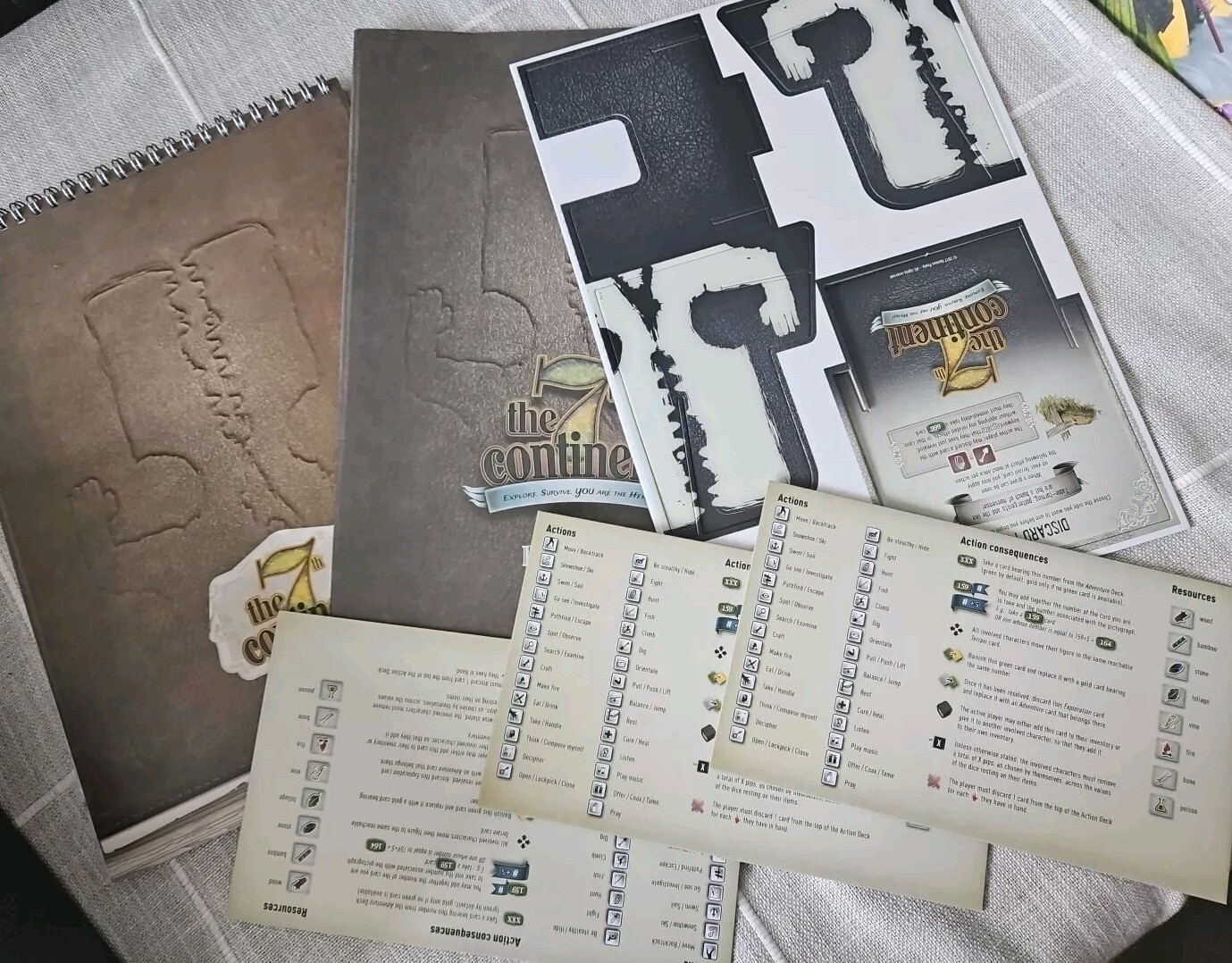 7th Continent Kickstarter + 8 Expansions + What Goes Up Must Come Down + Core