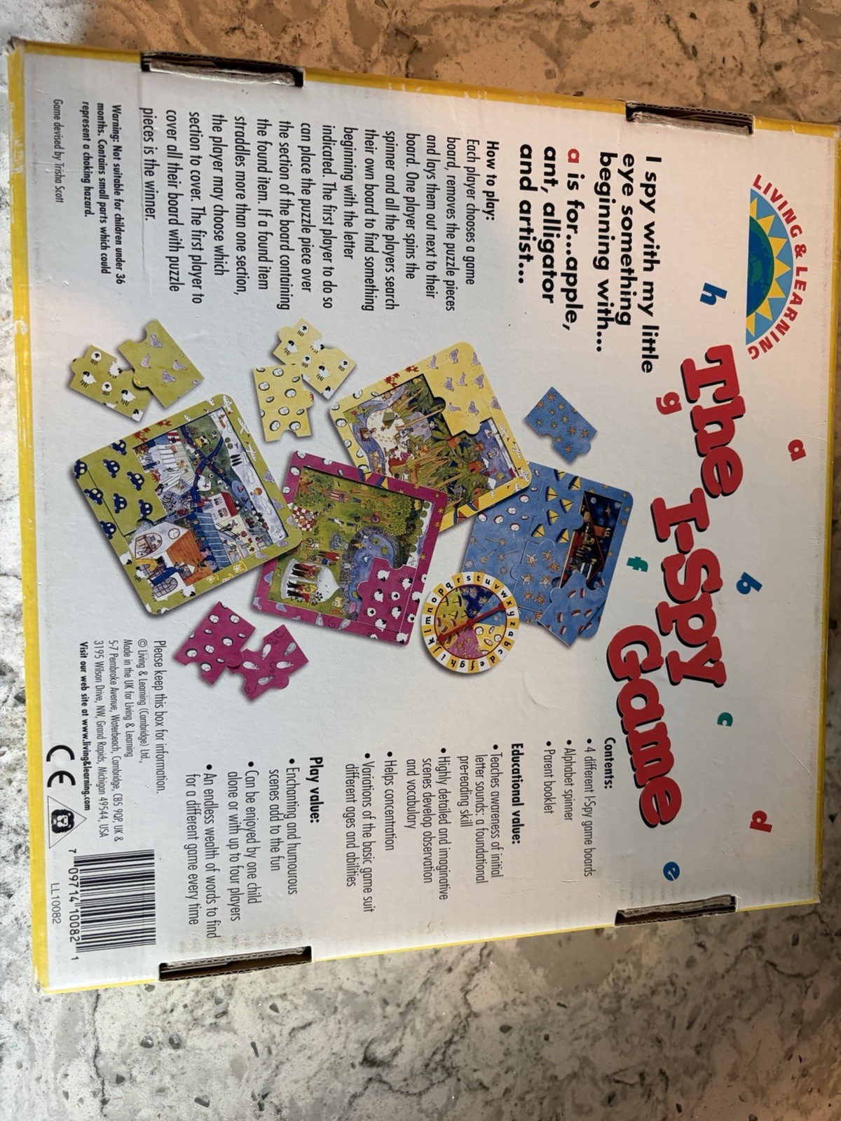 The I-Spy Board Game Living & Learning 1990s – Missing Parent Booklet