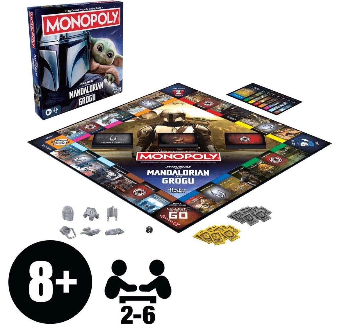 Monopoly: Star Wars The Mandalorian and Grogu Edition Board Game