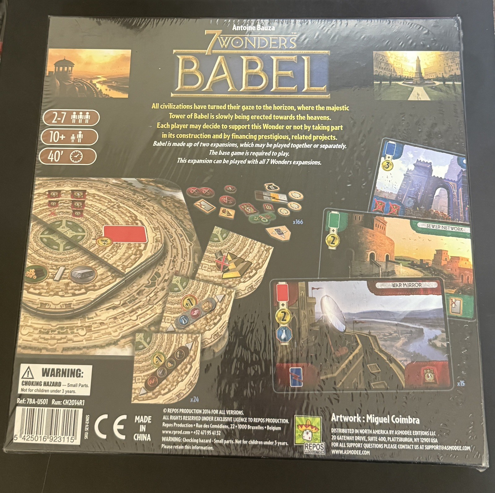 7 Wonders Babel Expansion Pack Sealed Board Game (9)