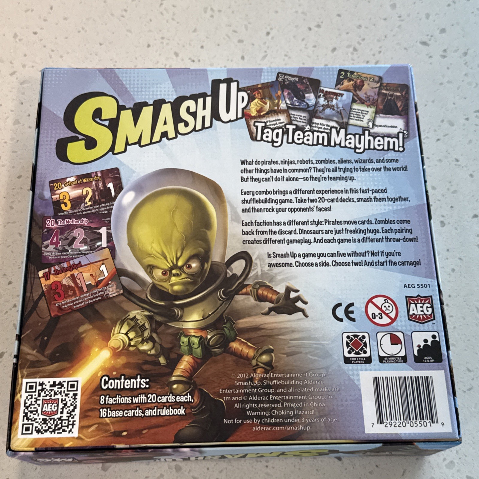 AEG Smash Up Board Game Complete Shufflebuilding Card Game