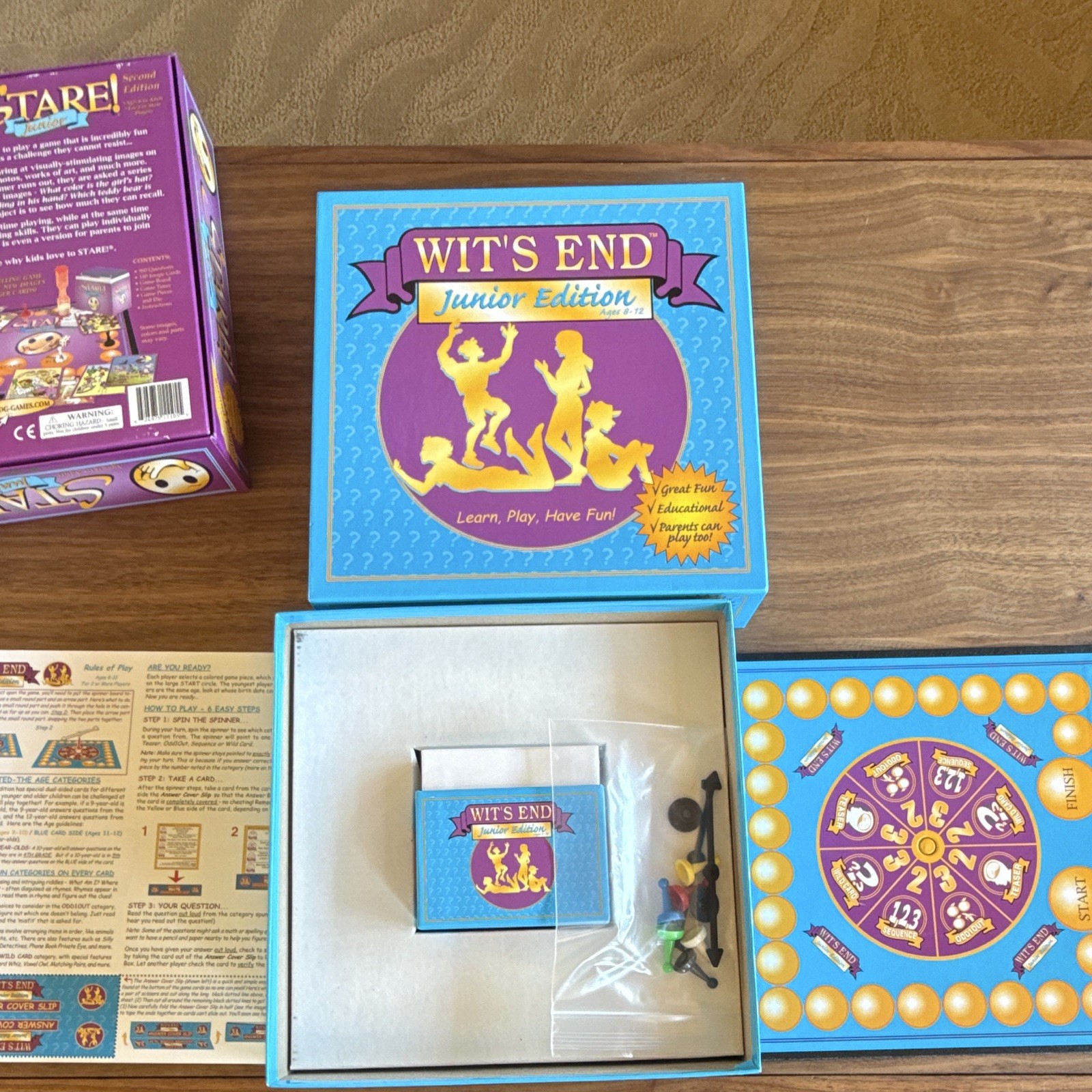 Game Development Group STARE! Wit’s End and Wordplay for Kids NEW!!!