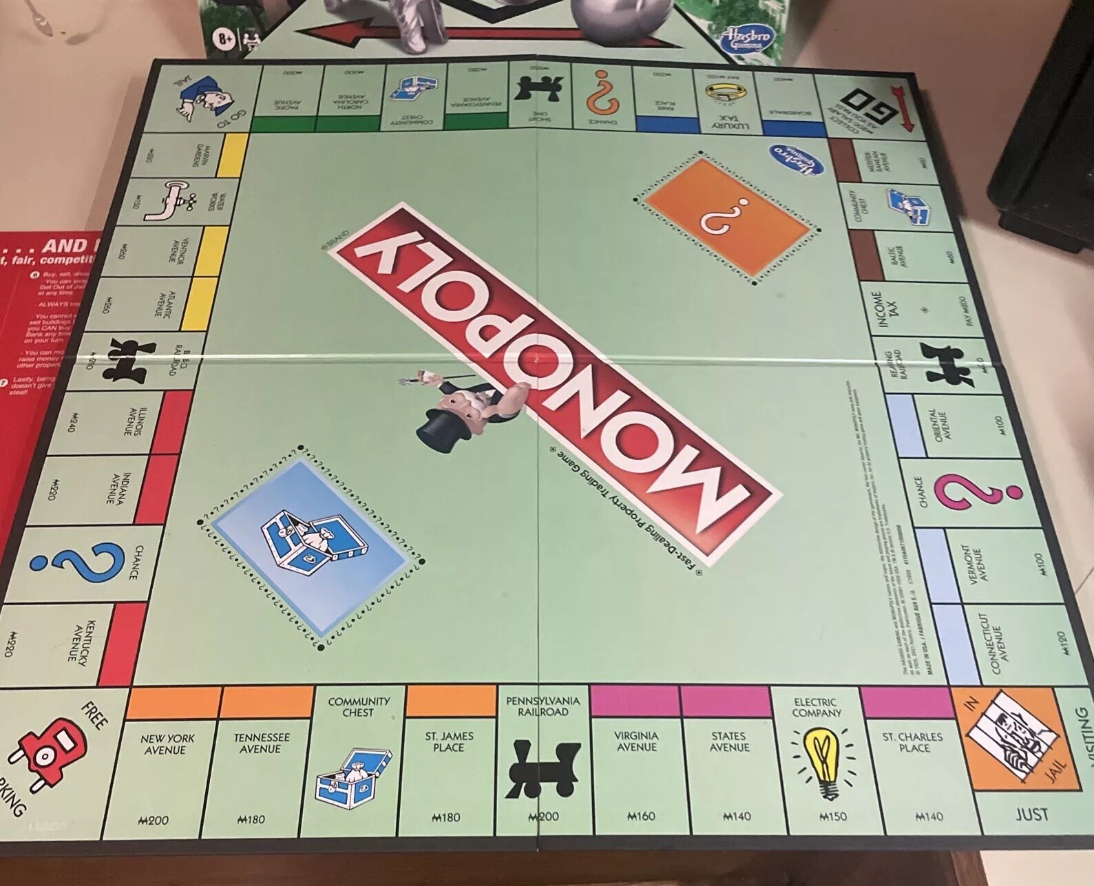 Monopoly Board Game, Family Board Game, Intact