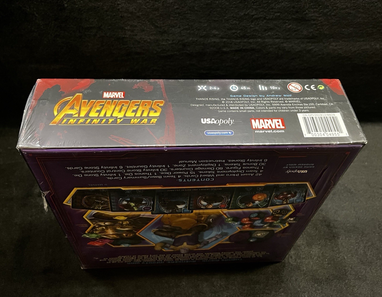 Avengers Infinity War Thanos Rising Board Game 2-4 Players Brand New Sealed