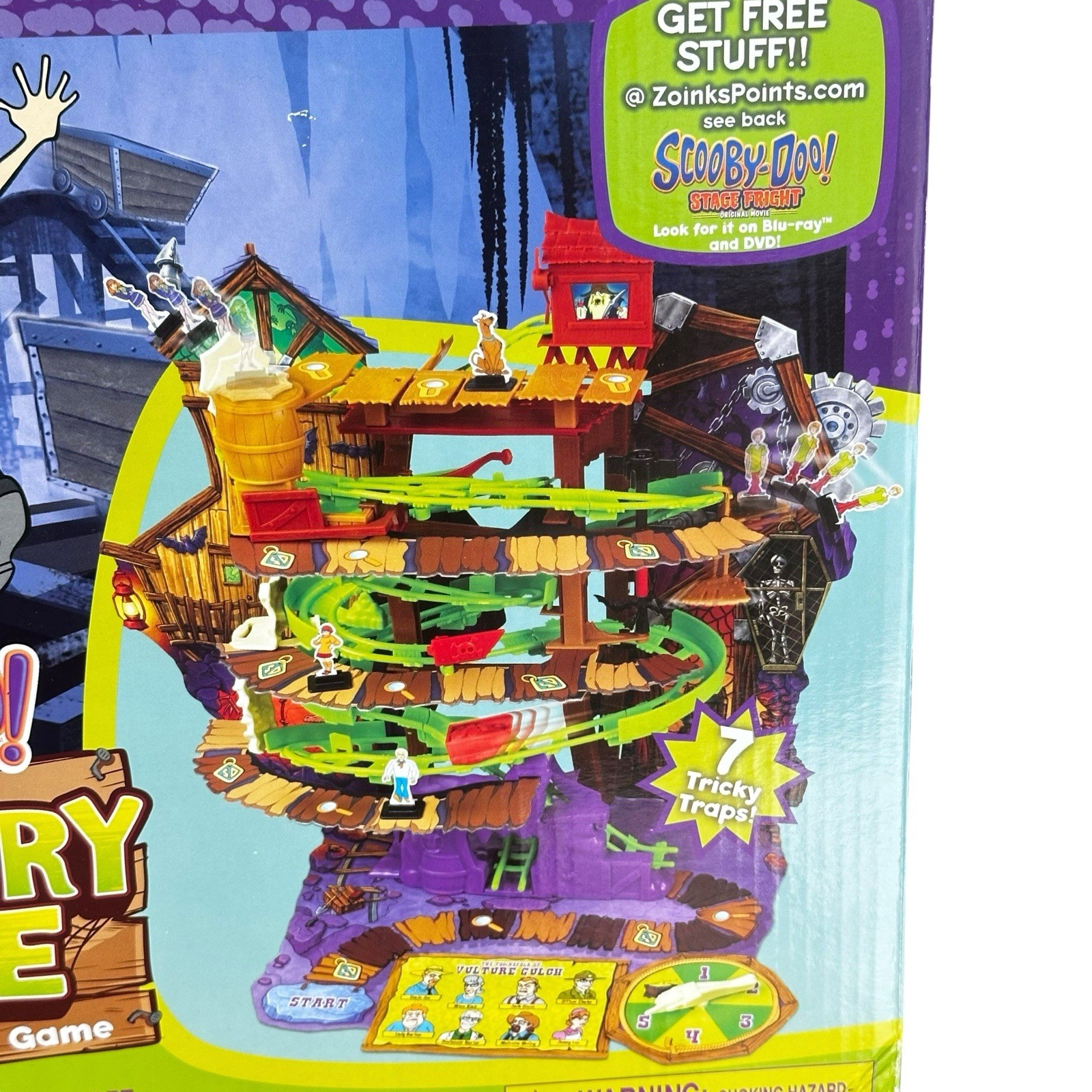 Scooby Doo 2013 Pressman Mystery Mine Board Game 100% COMPLETE ! Retired ! NEW