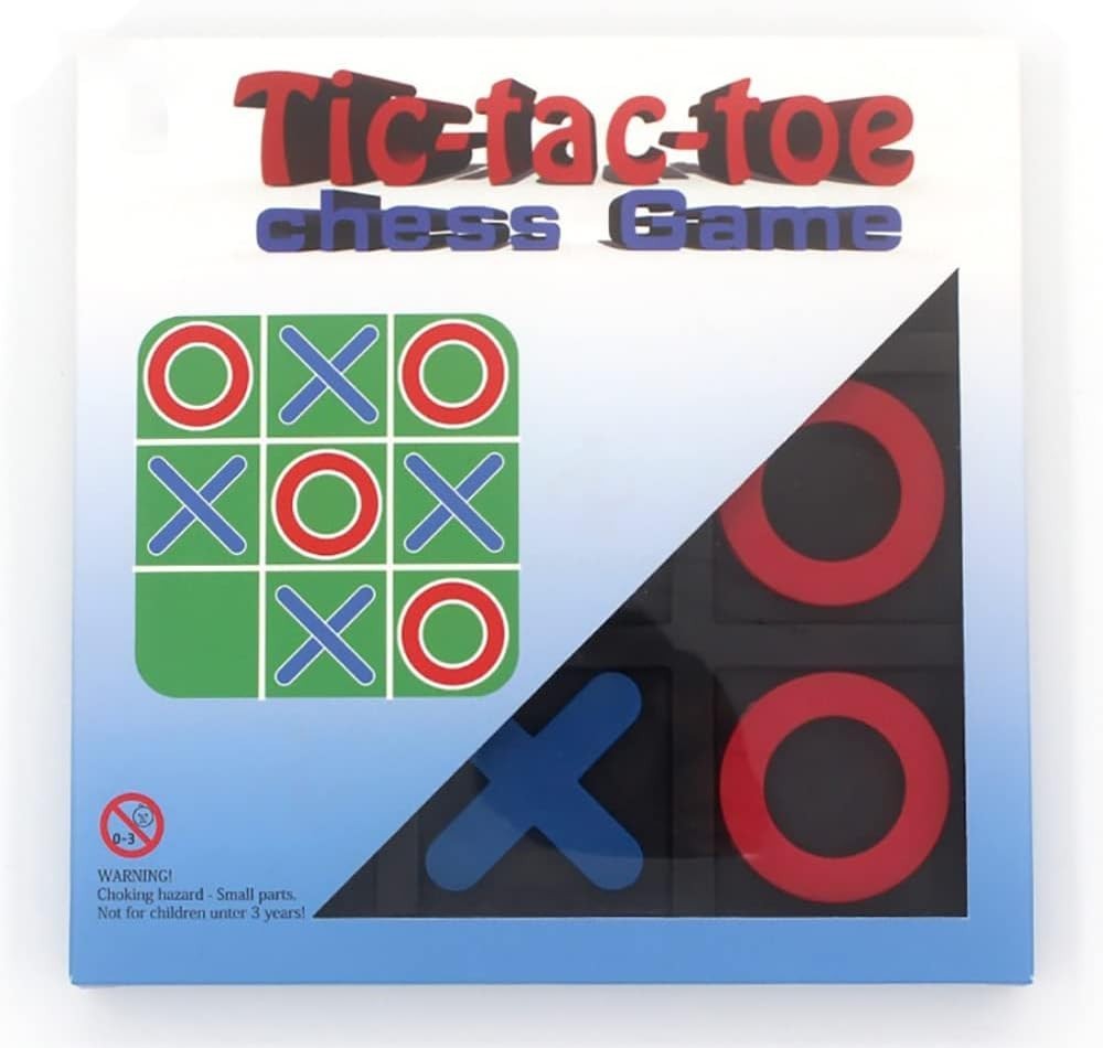Interactive Resin Tic Tac Toe Game for Kids – Perfect Travel Toy at 15 cm