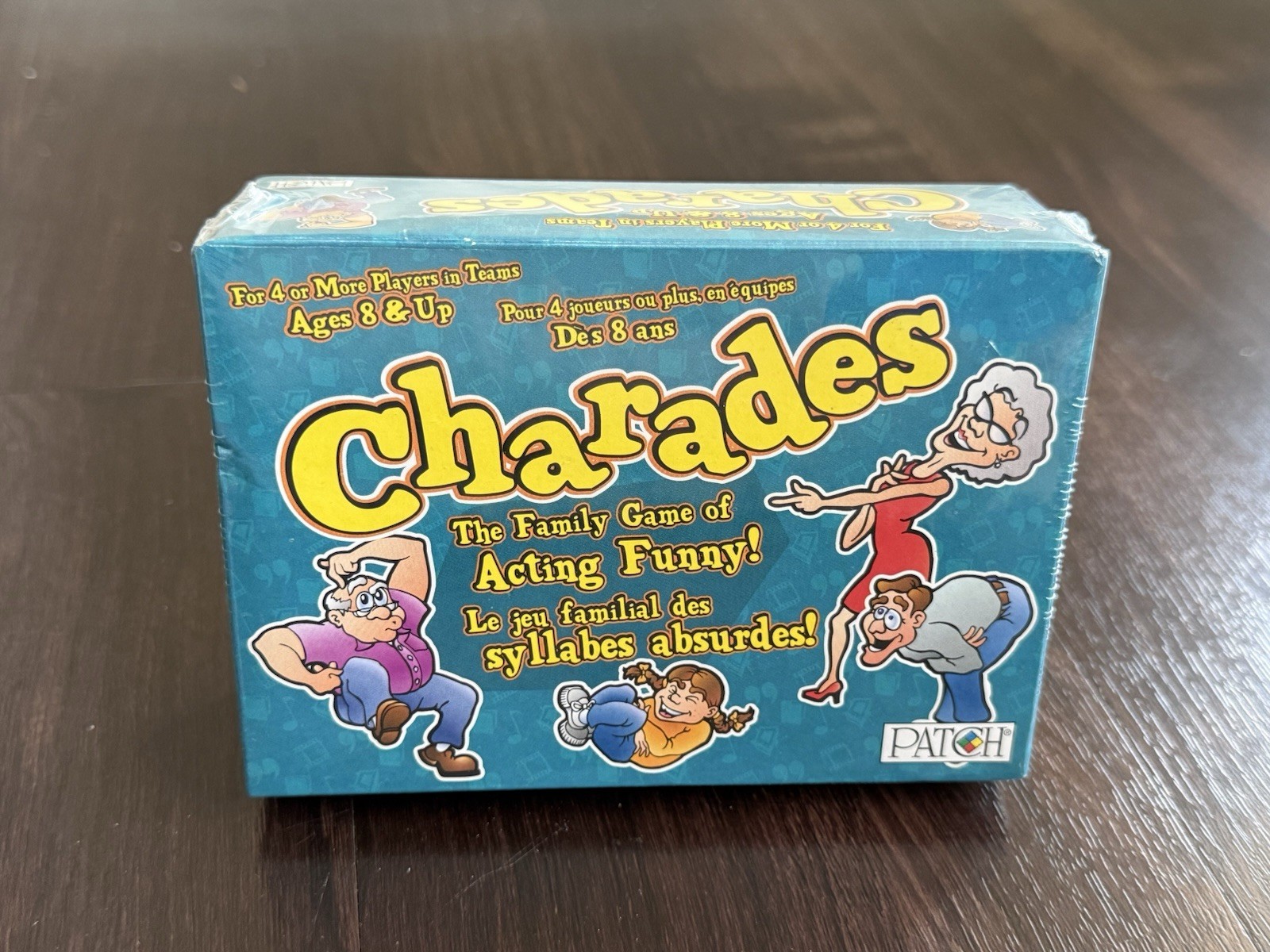 Charades Card Game Vintage 2002 Game by PATCH Ages 8 Up 4+ Players 375 Topics