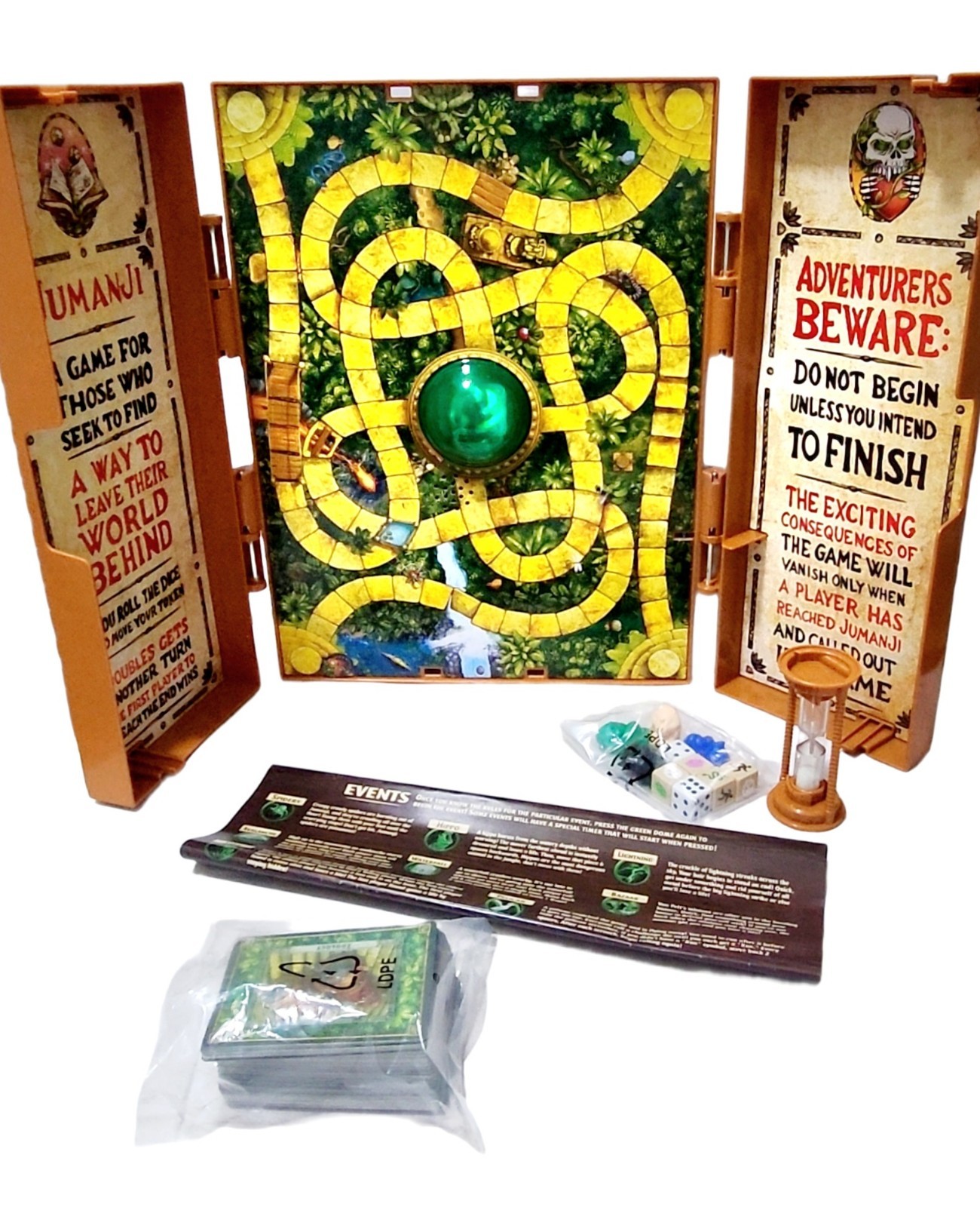 Jumanji Deluxe Electronic Board Game Adventure Game Spin Master – Tested Works