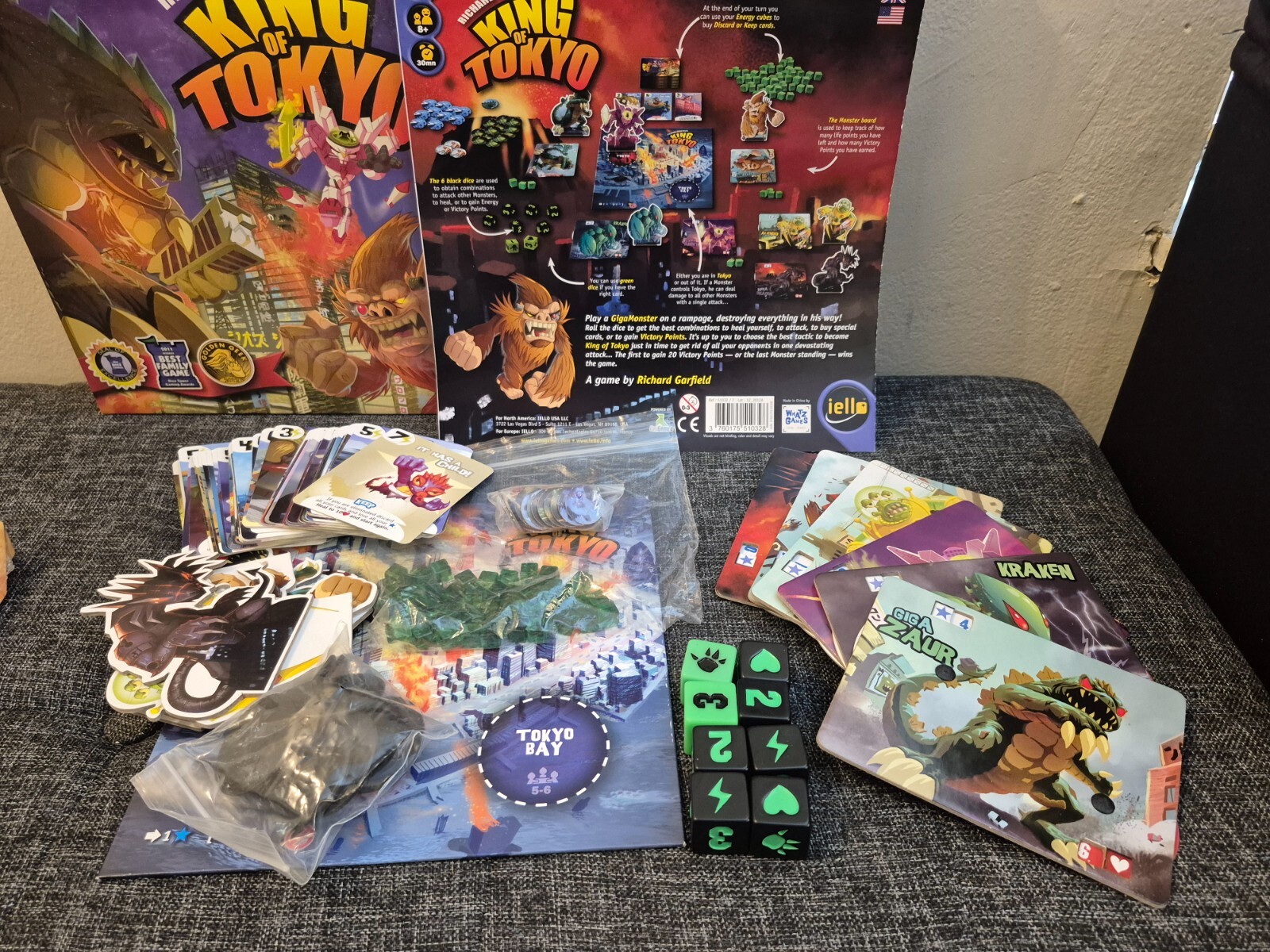 King of Tokyo Board Game Base Power Up Halloween Even More Wicked Expansions