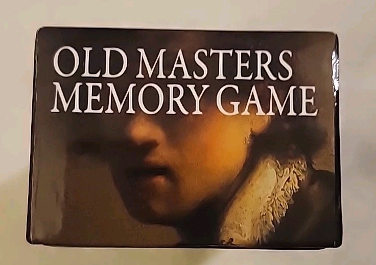 Old Masters Memory Game Matching Card Game BisPublishers Free Shipping USA OBO