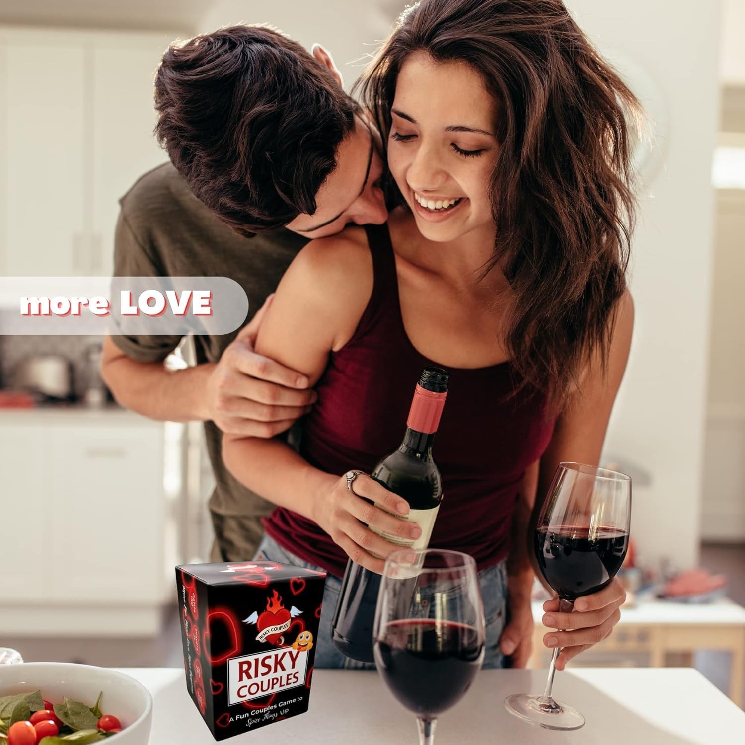 RISKY COUPLES | Couples Card Games for Date Night 150 Questions Challenges f…