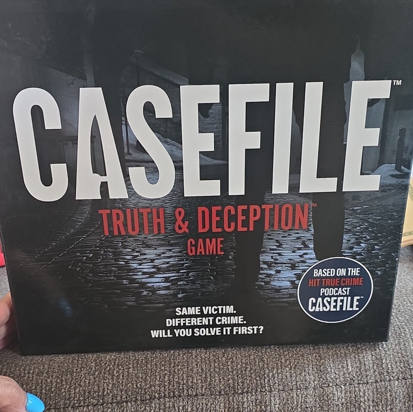 Casefile Truth & Deception Crime Board Game Based on Podcast Ages 12+ 3+P