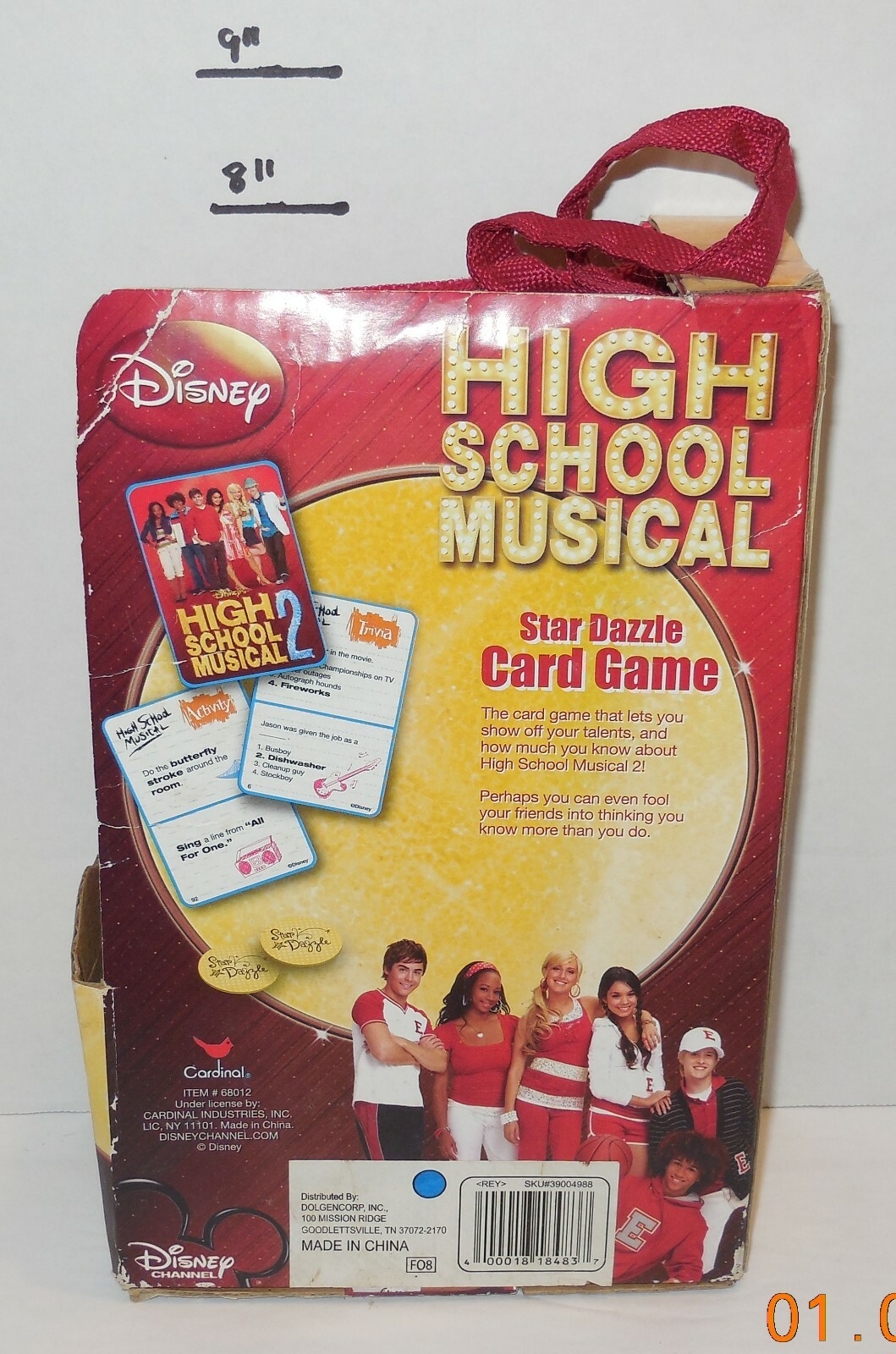 Disney High School Musical 2 Star Dazzle Card Game 100% Complete