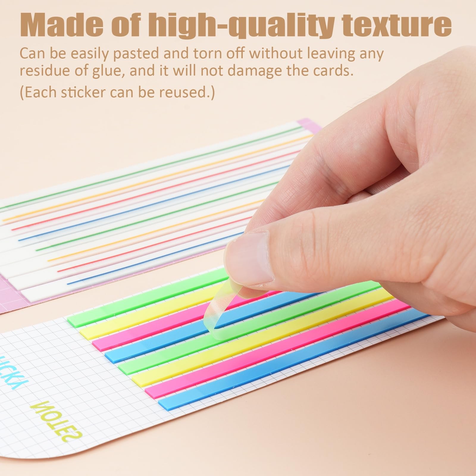640 pcs Mahjong Card Line Finder Highlighter Tape, Mahjong Line Highlighter S…