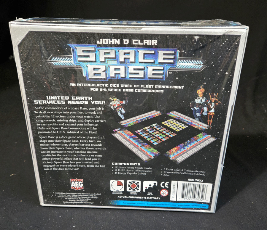 AEG Games Space Base Strategy Intergalactic Dice/Board Game New Sealed