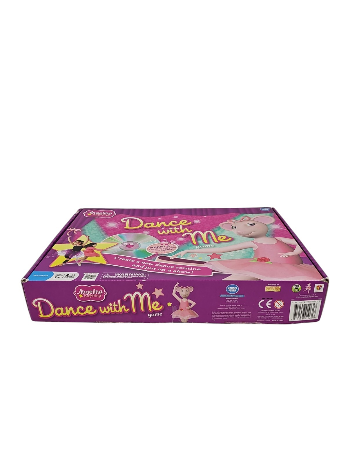 Angelina Ballerina Dance with Me Ballet Game W/ Bonus Cd Age 3+ Practice Routine