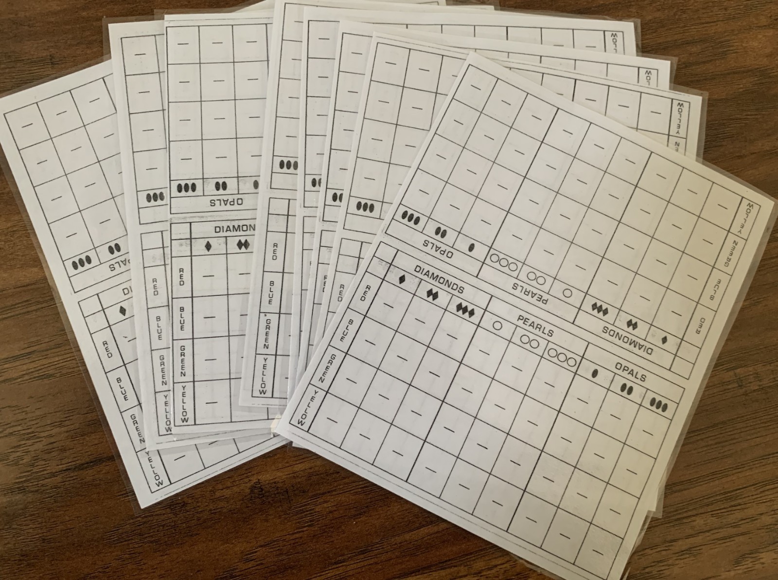 1971 Sleuth Card Game 3M Gamette COMPLETE + 5 Bonuses with Laminated Scoresheets