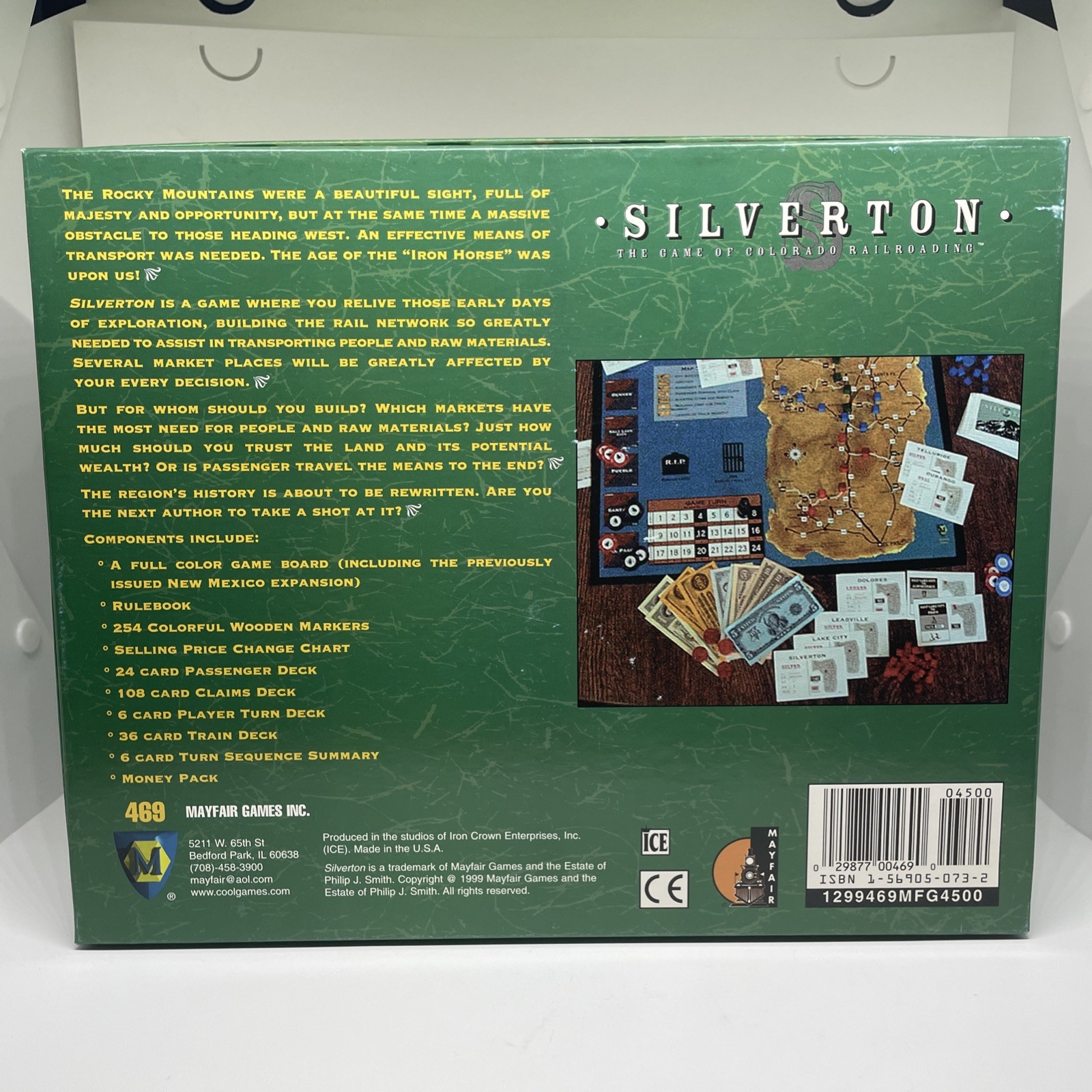 Silverton BoardGame By Mayfair Games Inc. Complete Strategy Railroad