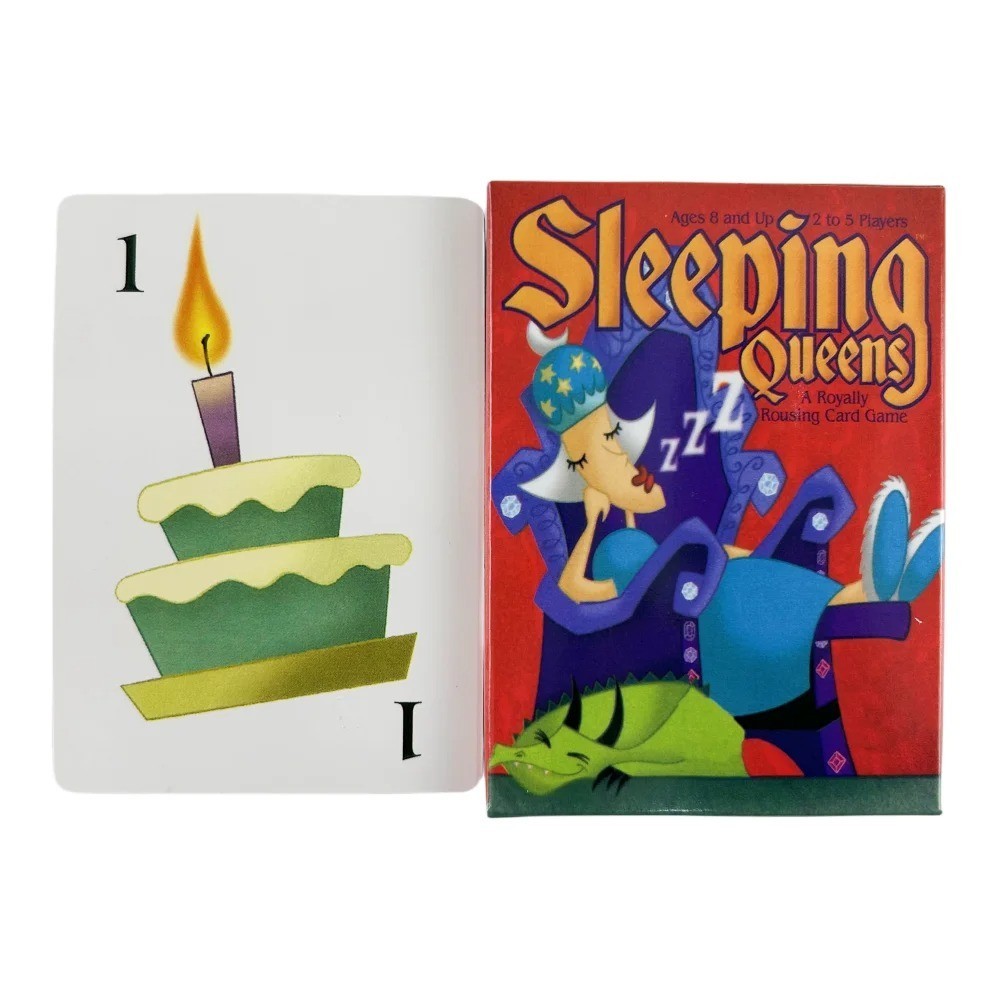 Full-English Sleeping Queens Board Game Card Family Gift Wake up Queen Strategy-