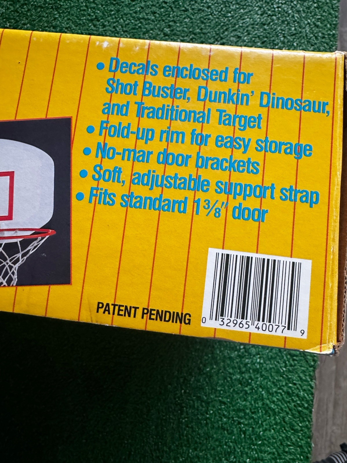 DP Shot Buster 1987 Vintage Mini Indoor Basketball Set ‘Dunkin’ Dinosaur’