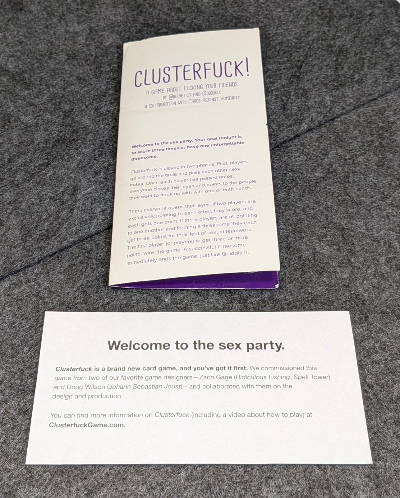 Clusterf**k Adult Card Party Game Cards Against Humanity 2013 New Sealed