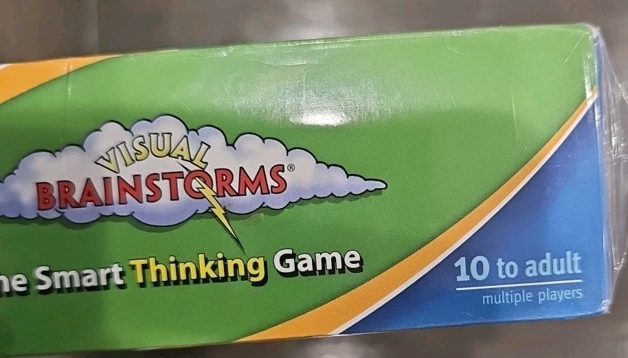 Visual Brain Storms The Smart Thinking Game Brain Teasers New Sealed