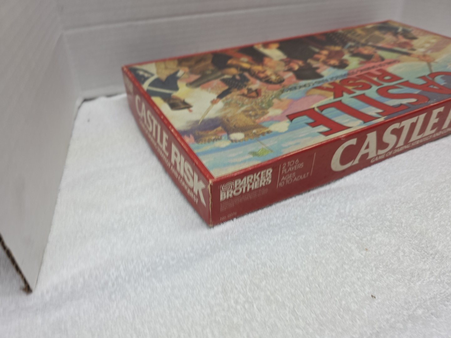 Vintage Castle Risk 1986 Game Parker Brothers Complete Strategy Conquest