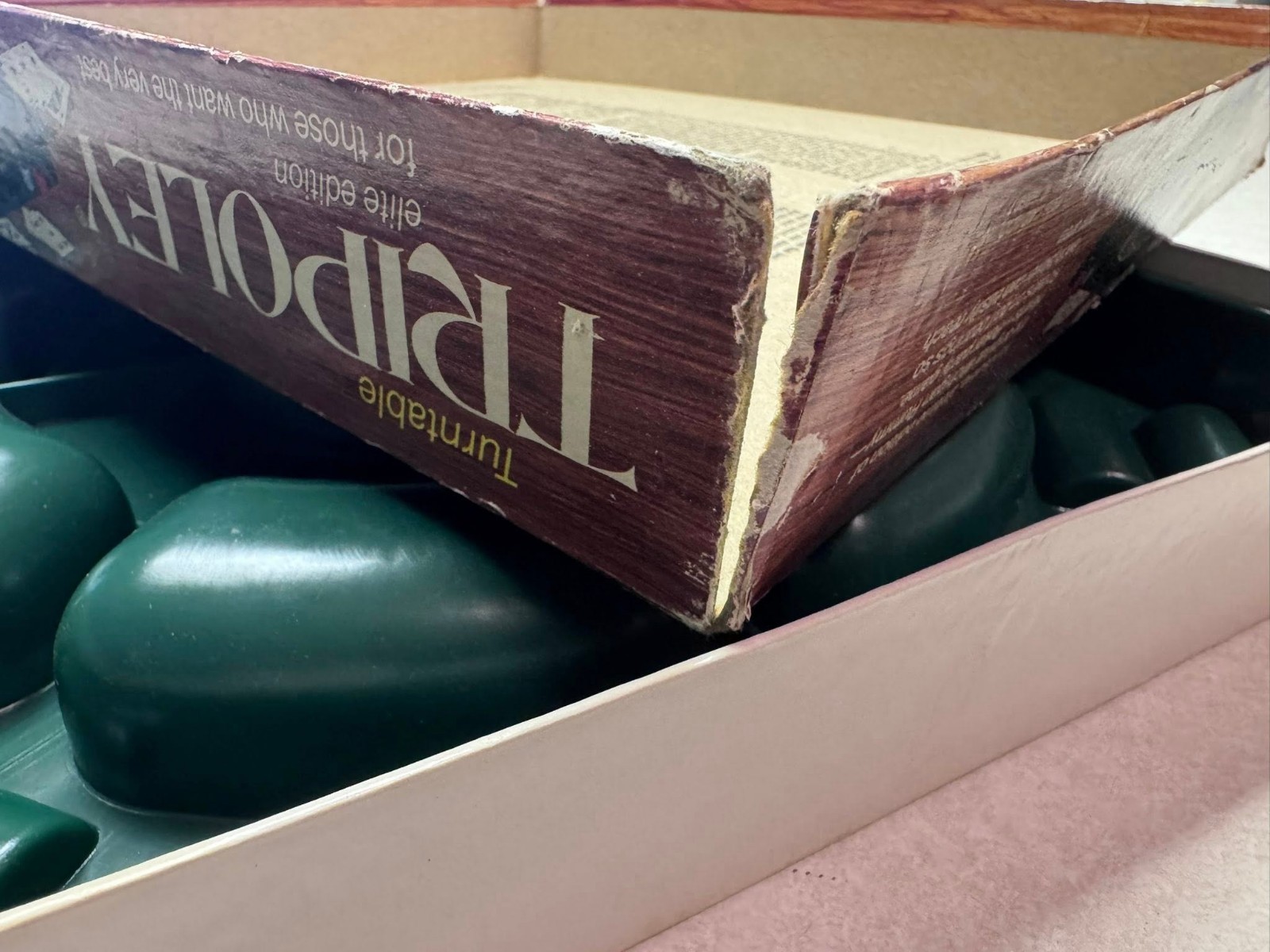 1976 Cadaco Turntable Tripoley Game Board – Replacement Part – Elite Edition VTG