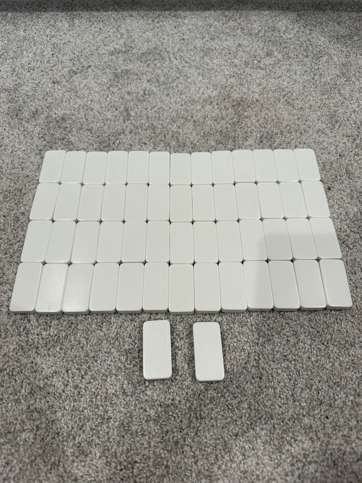 Complete Set of 54 Card / Poker Engraved Color Dominoes with Storage Case