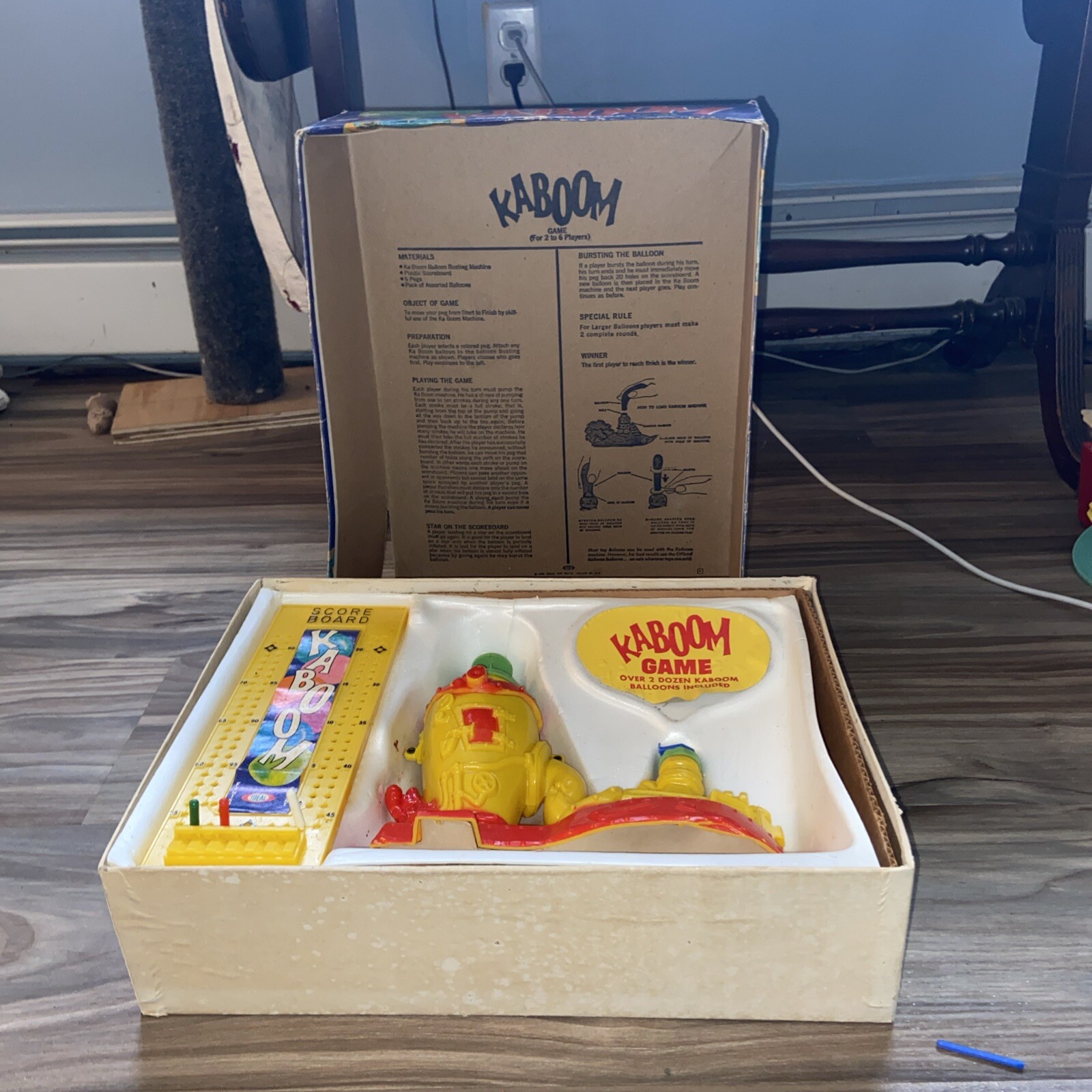 Vintage 1966 Kaboom Balloon Busting Game by Ideal Works