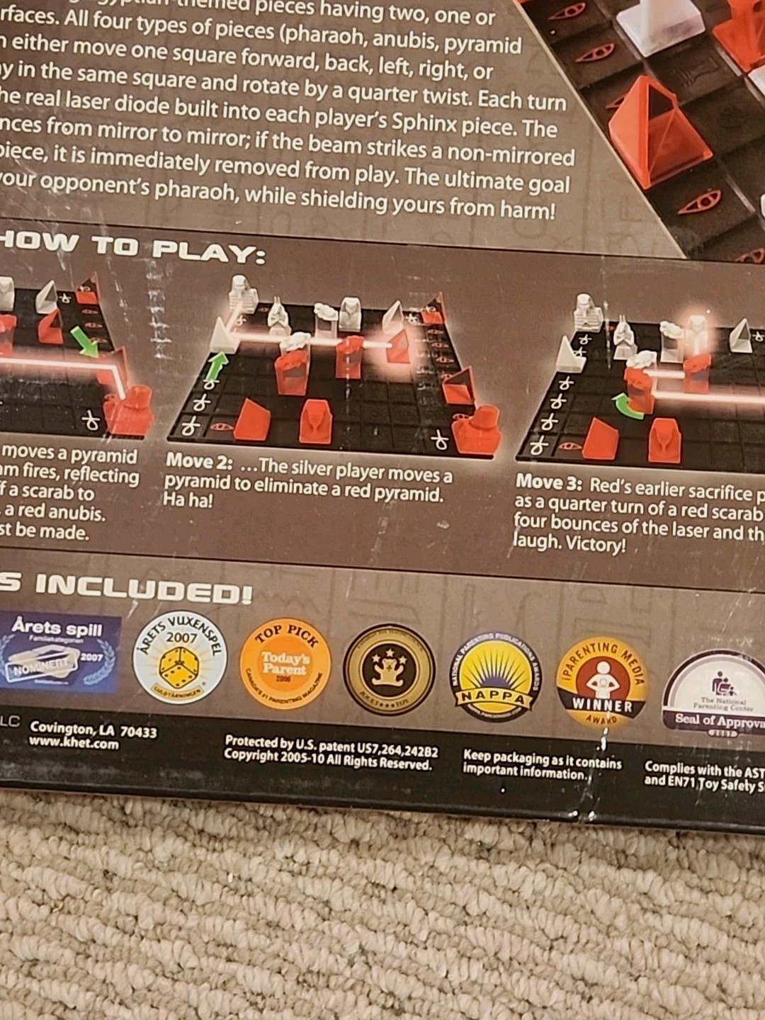 Innovention Toys The Laser Game Board Games – TINN01 Lightly Used