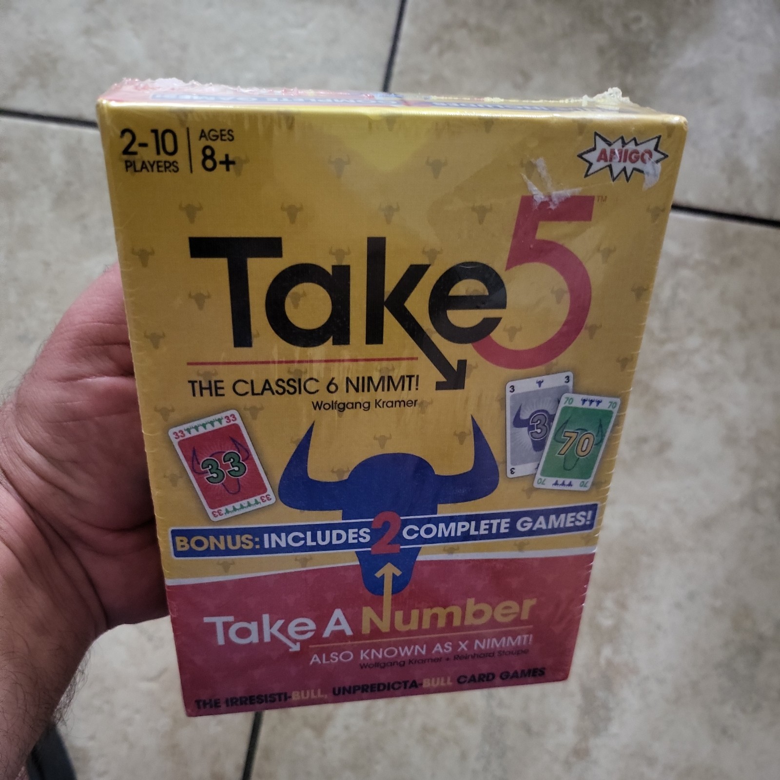 Take 5 and Take A Number Bonus Pack 6 Nimmt X Nimmt Family Card Amigo Game 18415