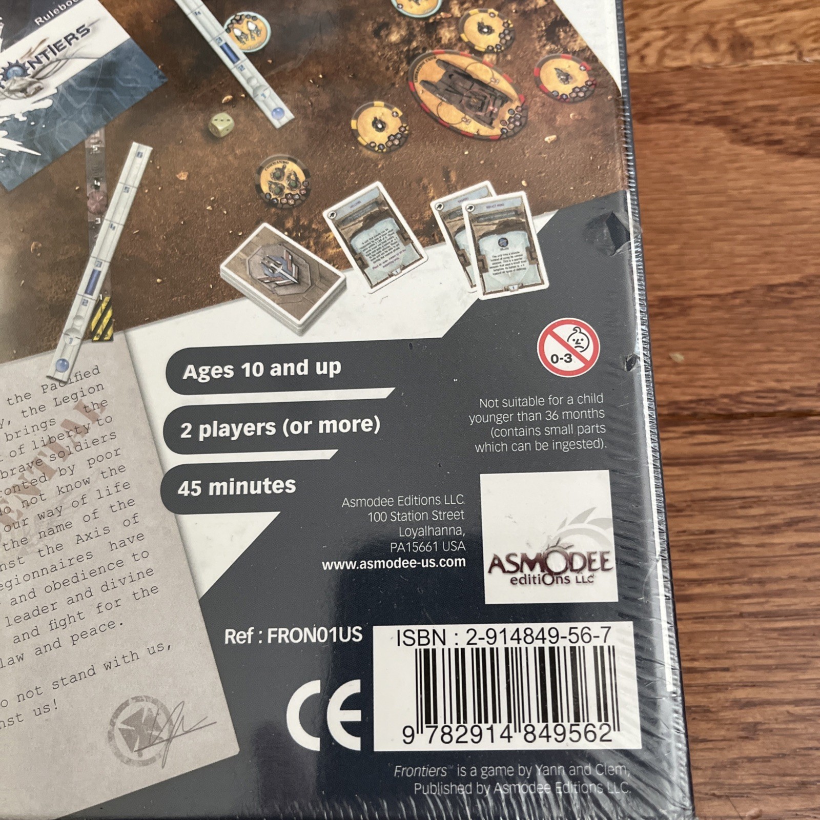 Frontiers Liberty or Death Strategy Board Game – Brand New Sealed – Asmodee
