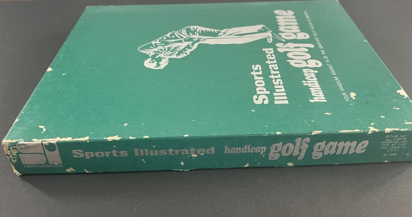 1971 Sports Illustrated Handicap Golf Game Complete Vintage Board Game Time Inc