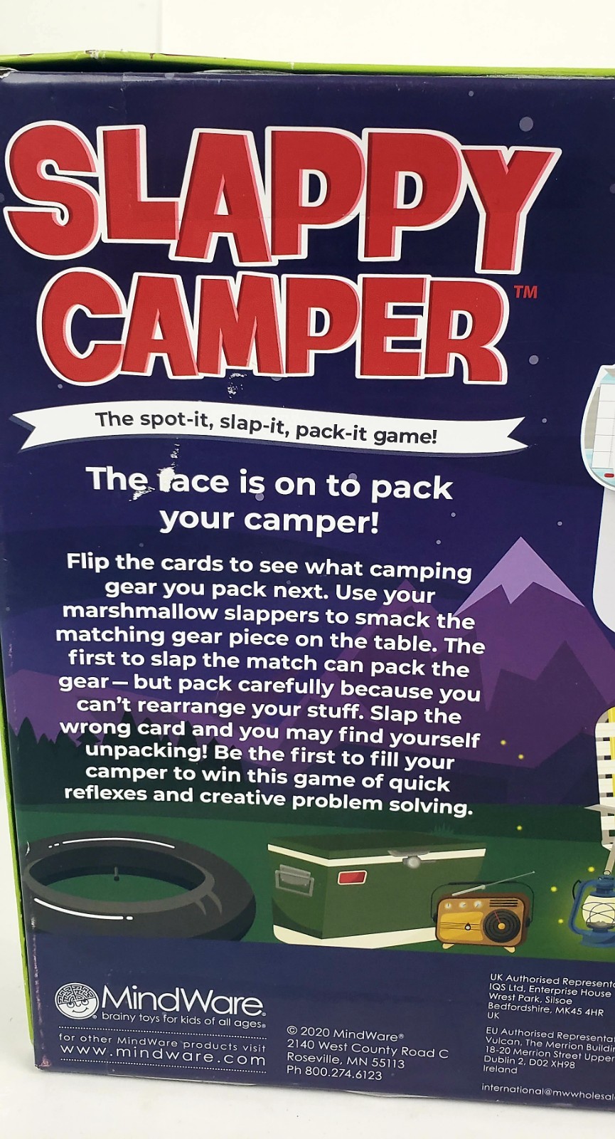 Slappy Camper Interactive Fun Engaging Kids Game for Tabletop Fun Gameplay