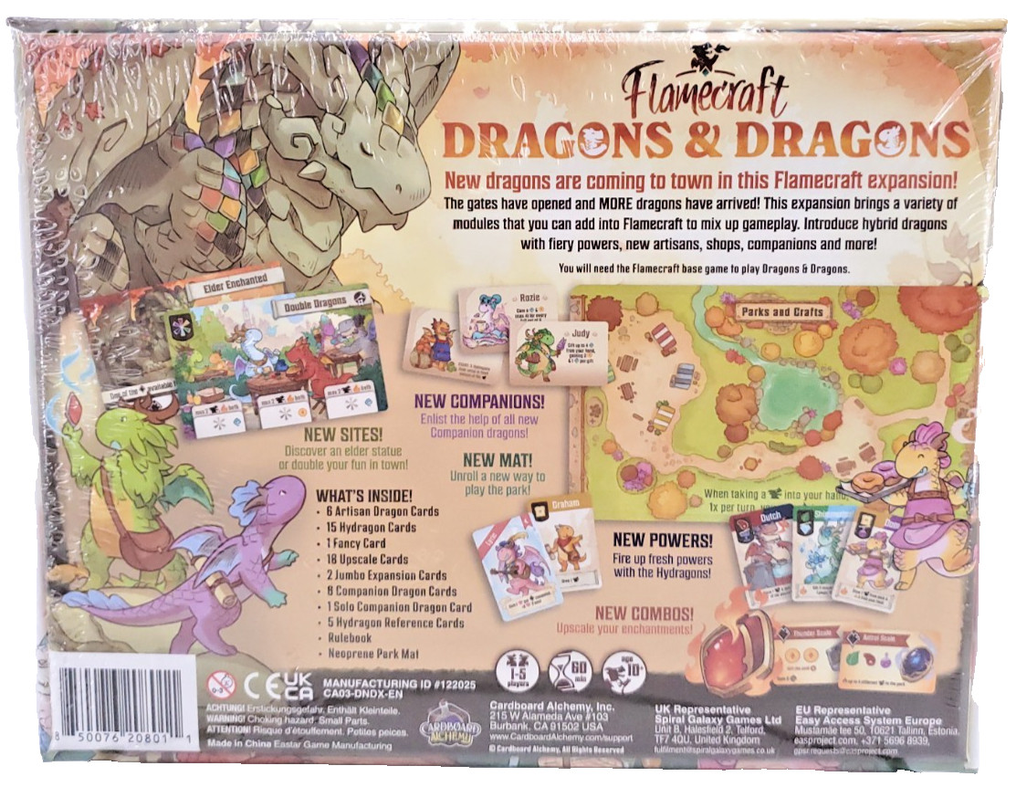 Flamecraft Dragons and Dragons Expansion