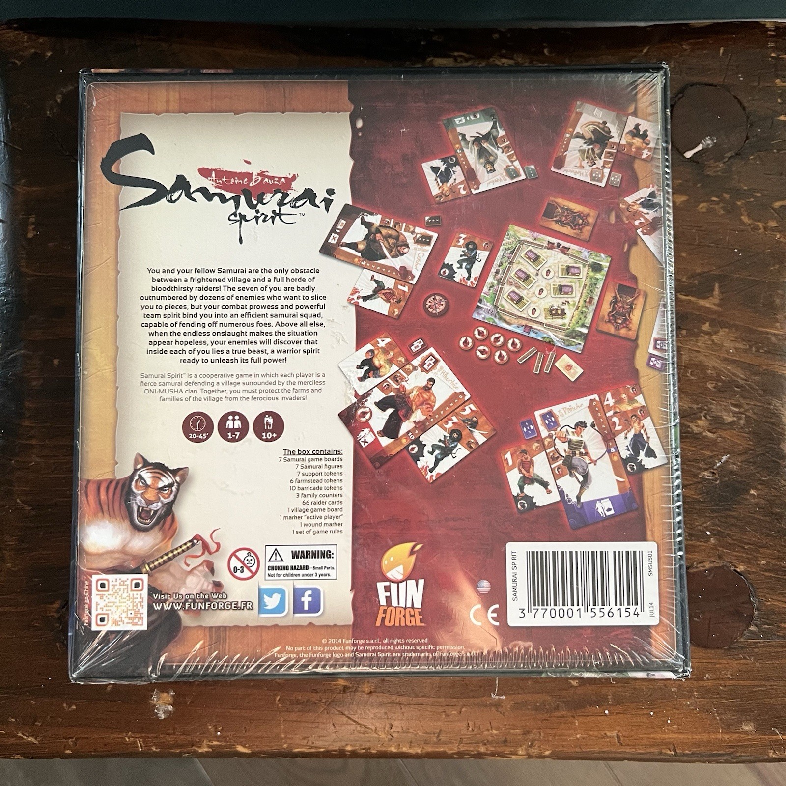 2014 Fun Forge Samurai Spirit Sealed Complete Board Game | New & Sealed