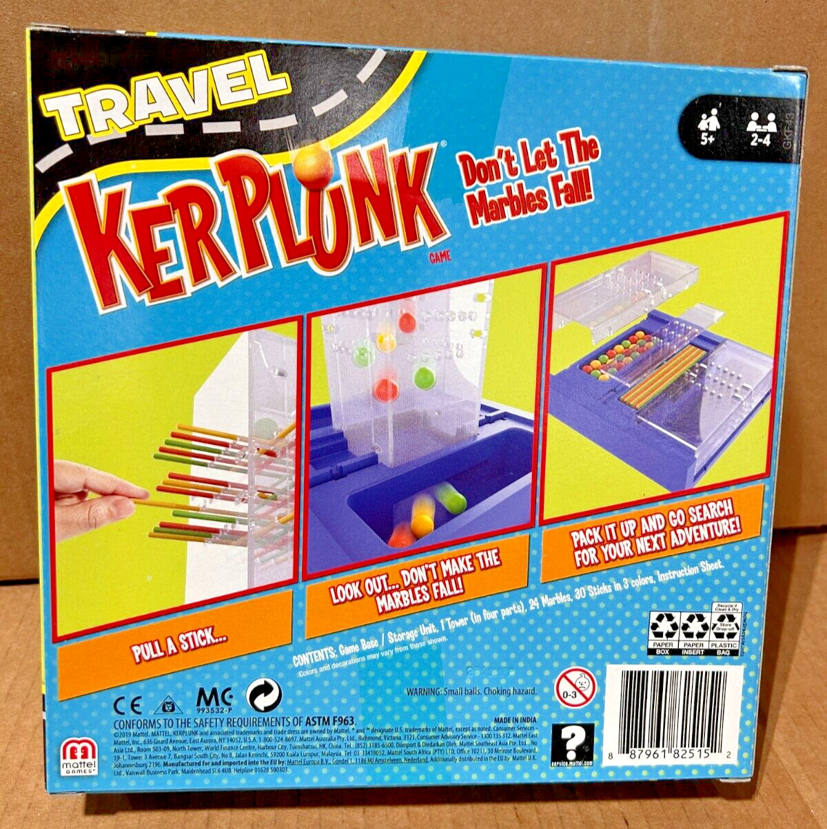 KerPlunk – Travel Edition – Mattel Marble Game Ages 5+ *NEW