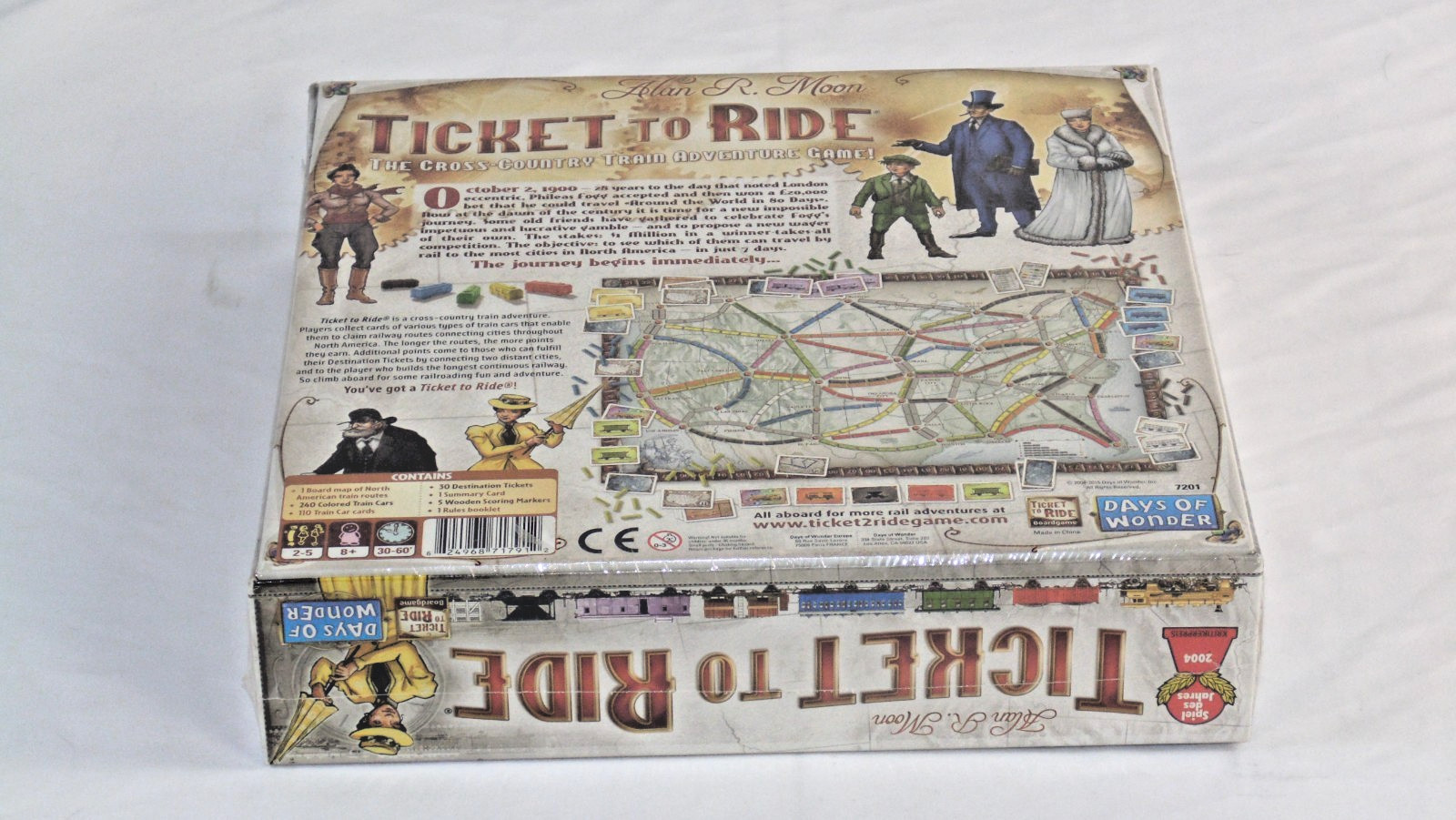Days of Wonder Ticket To Ride by Alan R. Moon Train Adventure Board Game