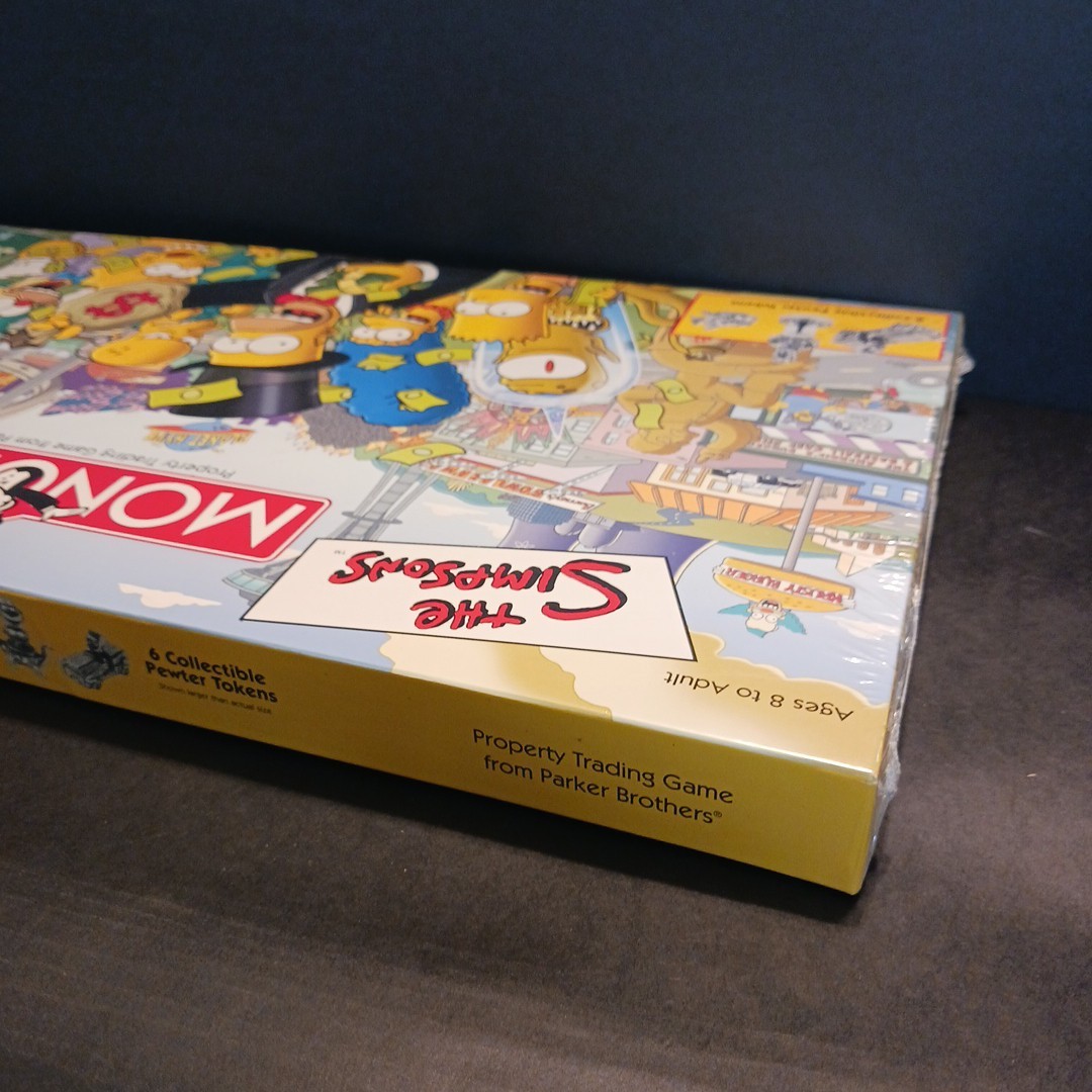 VINTAGE Monopoly THE SIMPSONS BOARD GAME w/ Collectible Tokens 2001 SEALED 🎲